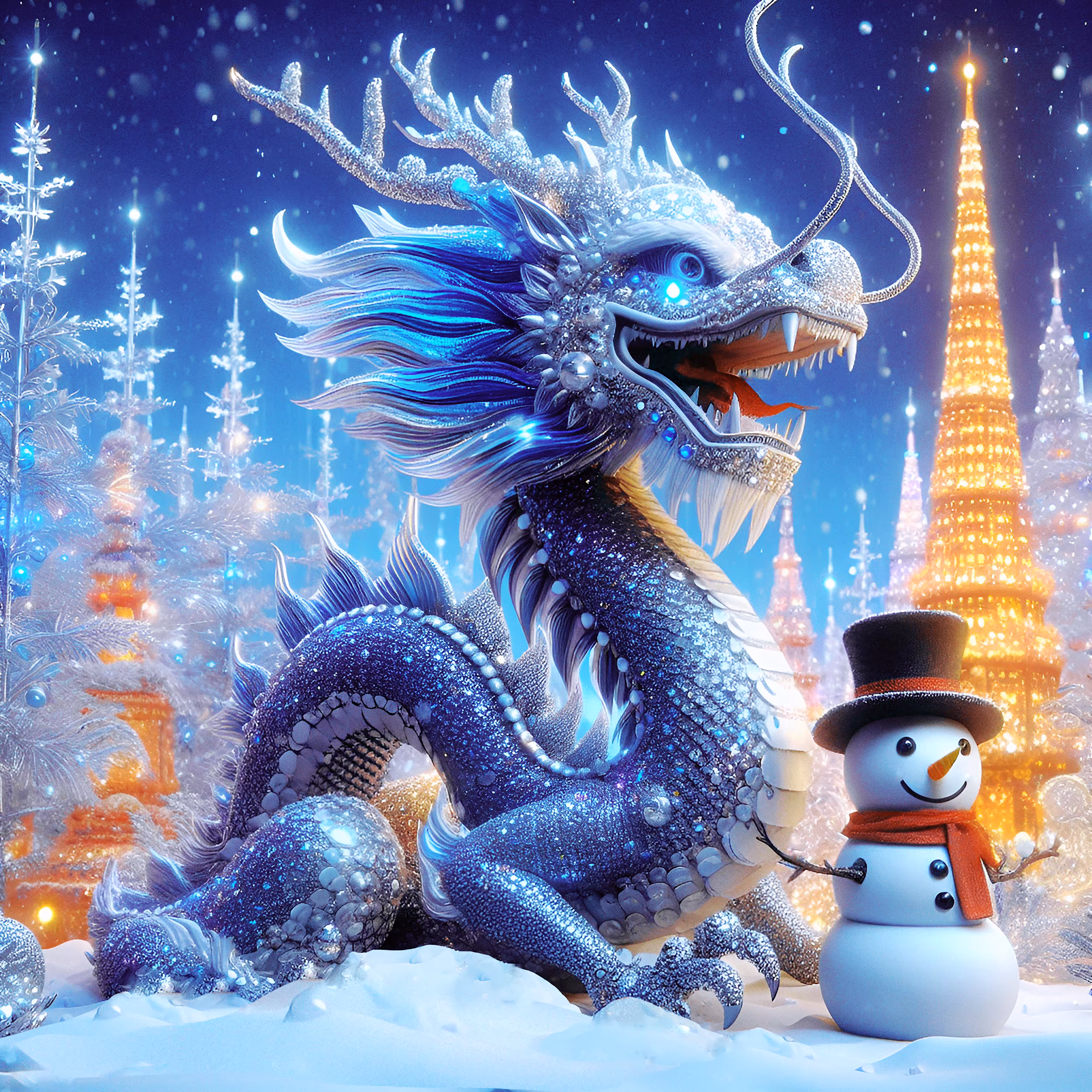 Diamond Frozen Dragon