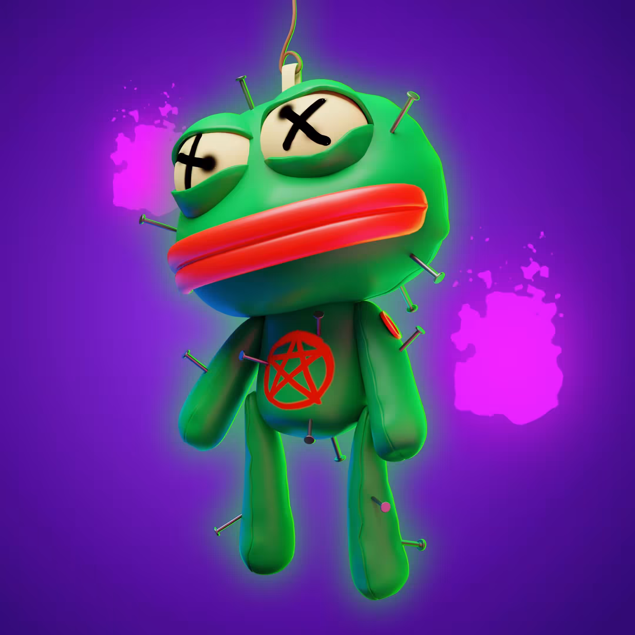 Froggy Voodoo Doll