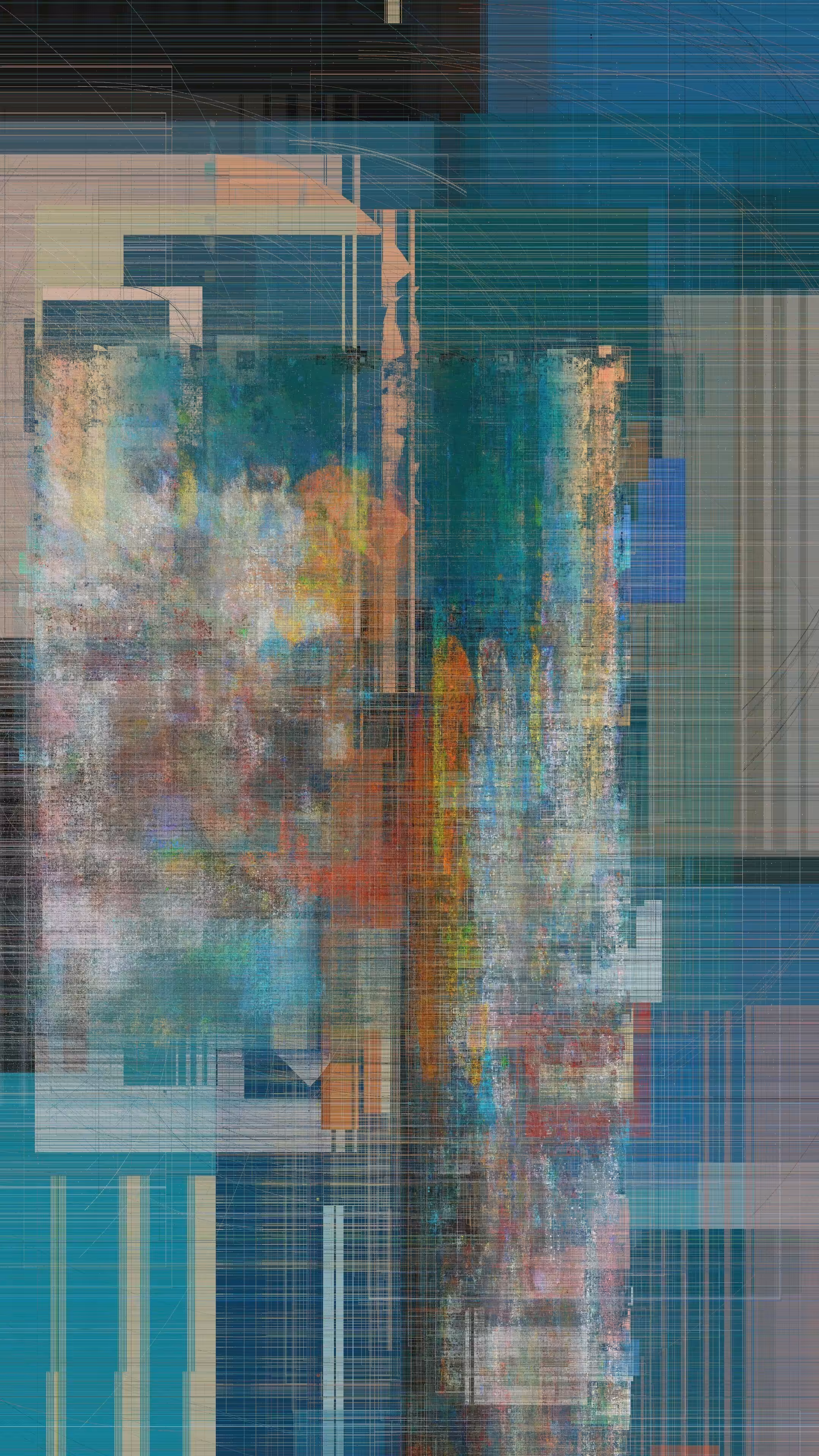 Falling pxels