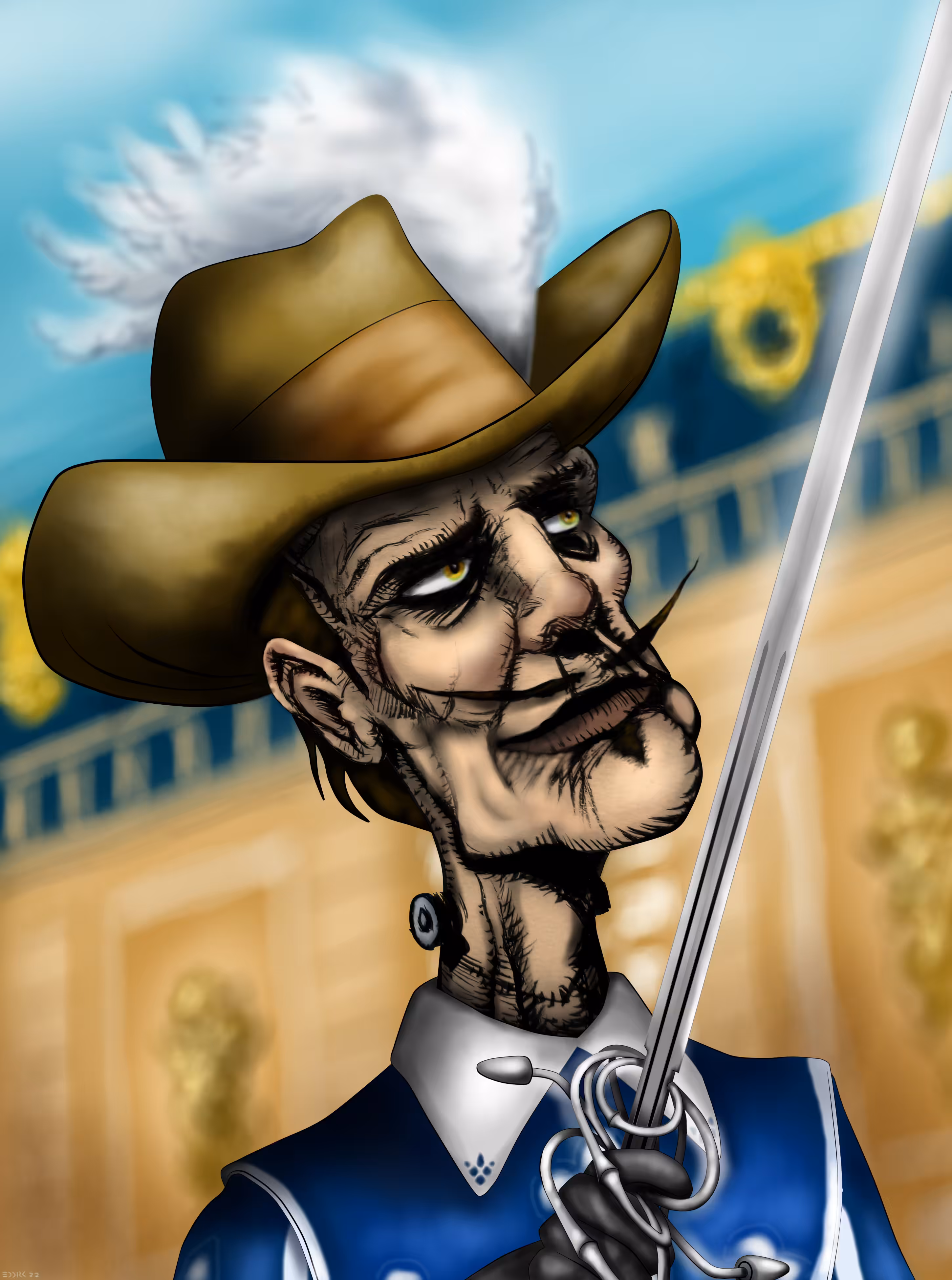 Frankie the musketeer