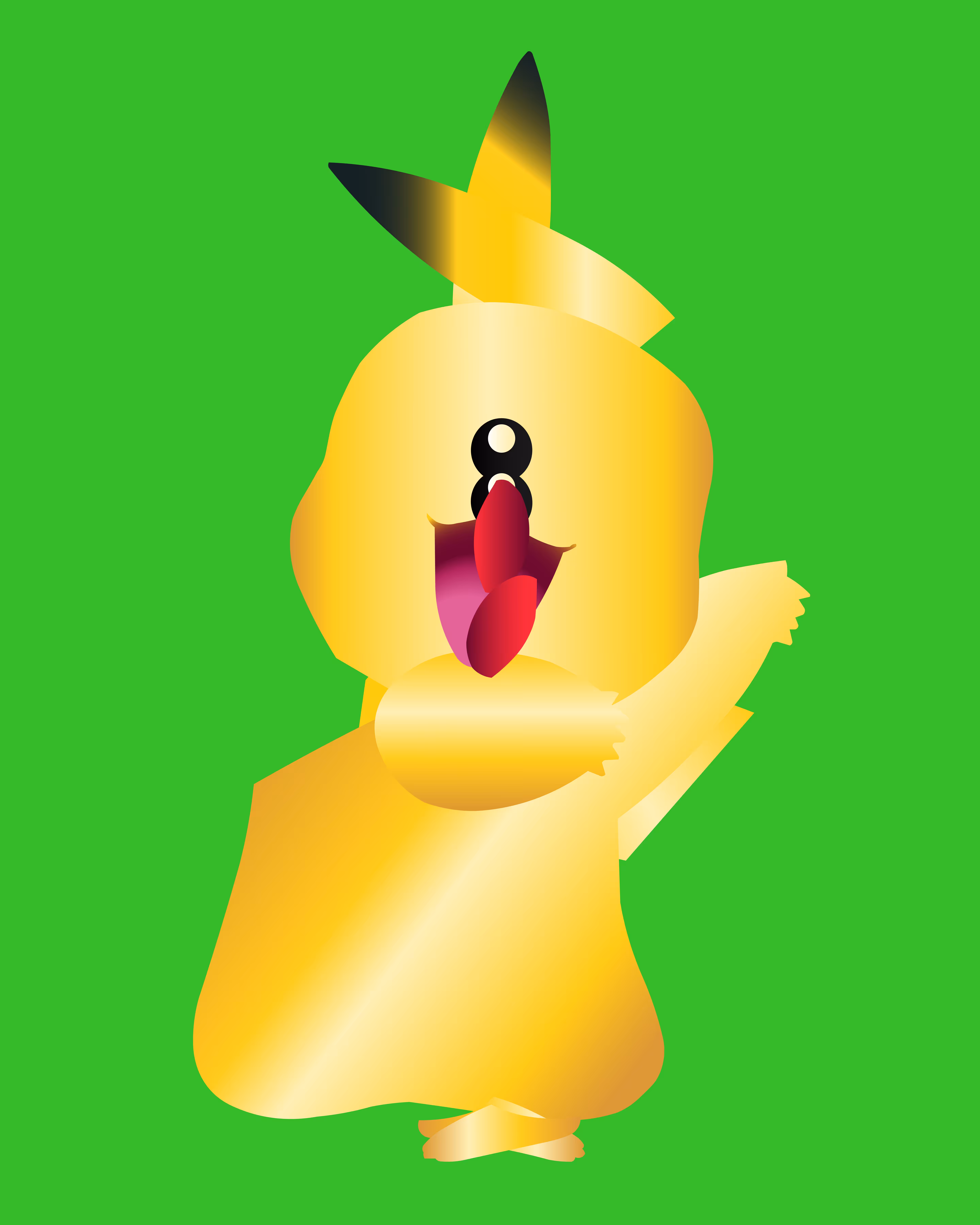 Aligned: smiling yellow