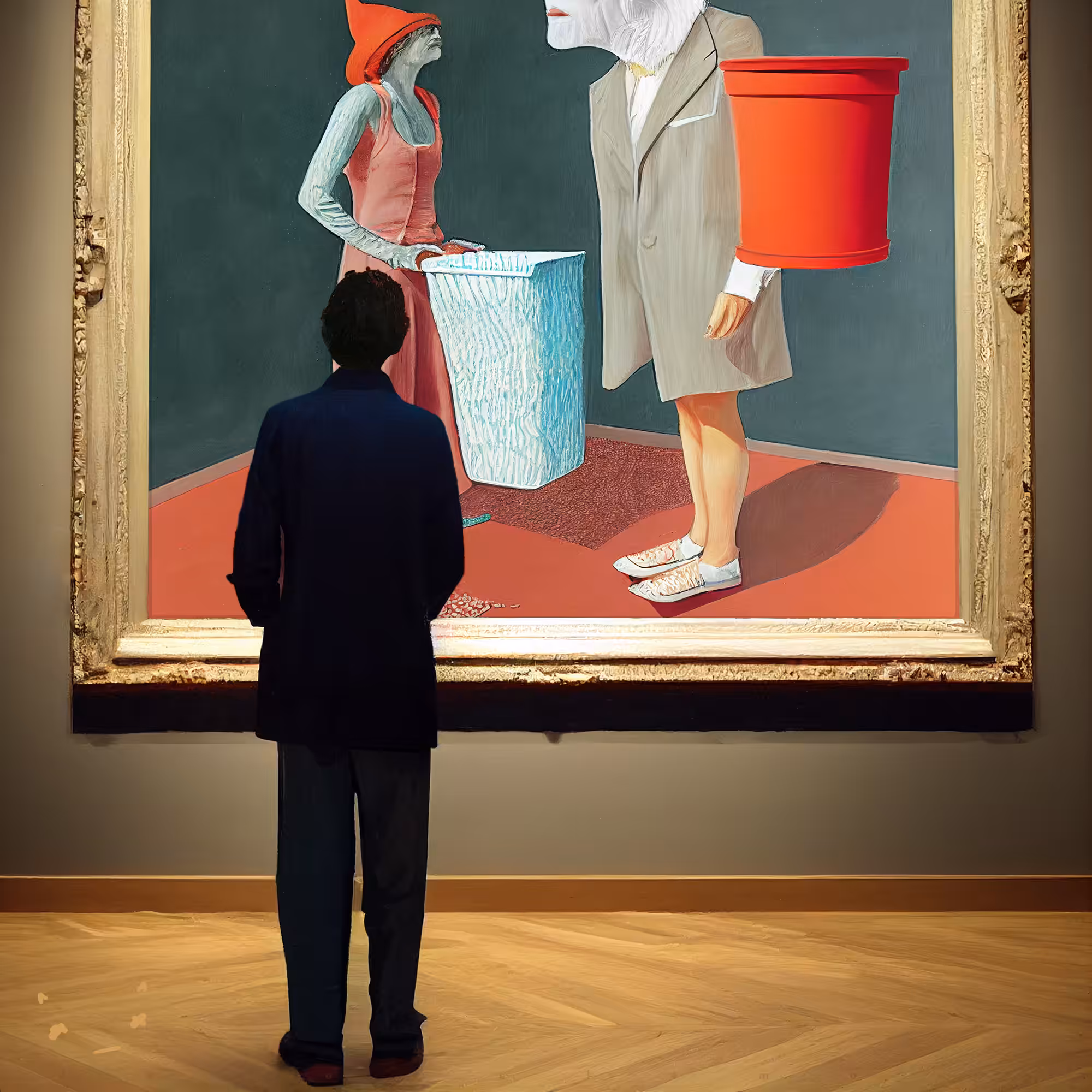 trash at the museum #2