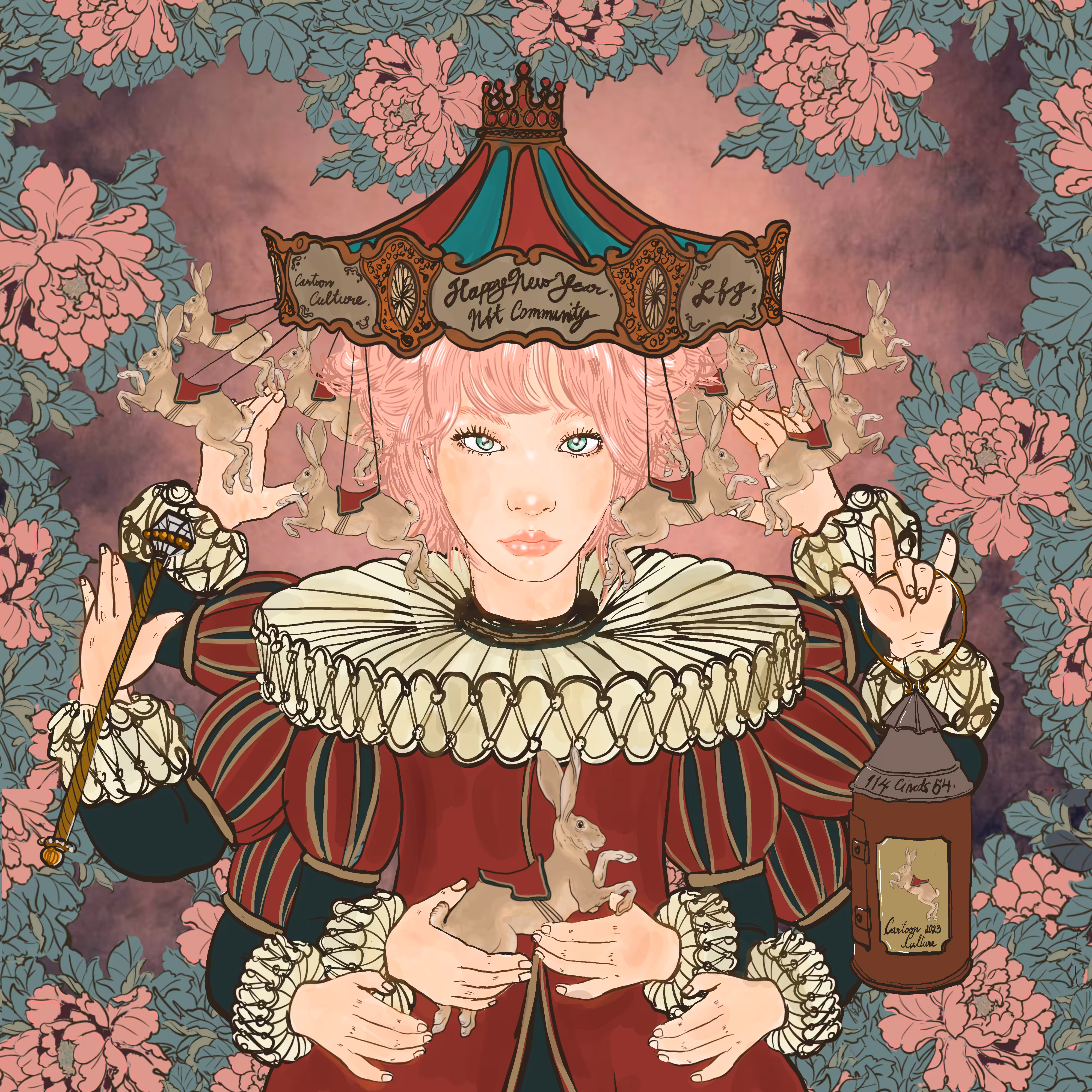 girl of rabbit carnival