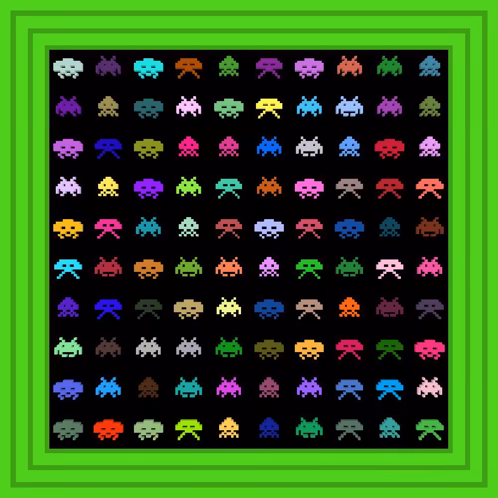 Some of those who work forces, are the same that burn crosses :: Procedural Symbols (👾) #411/1000