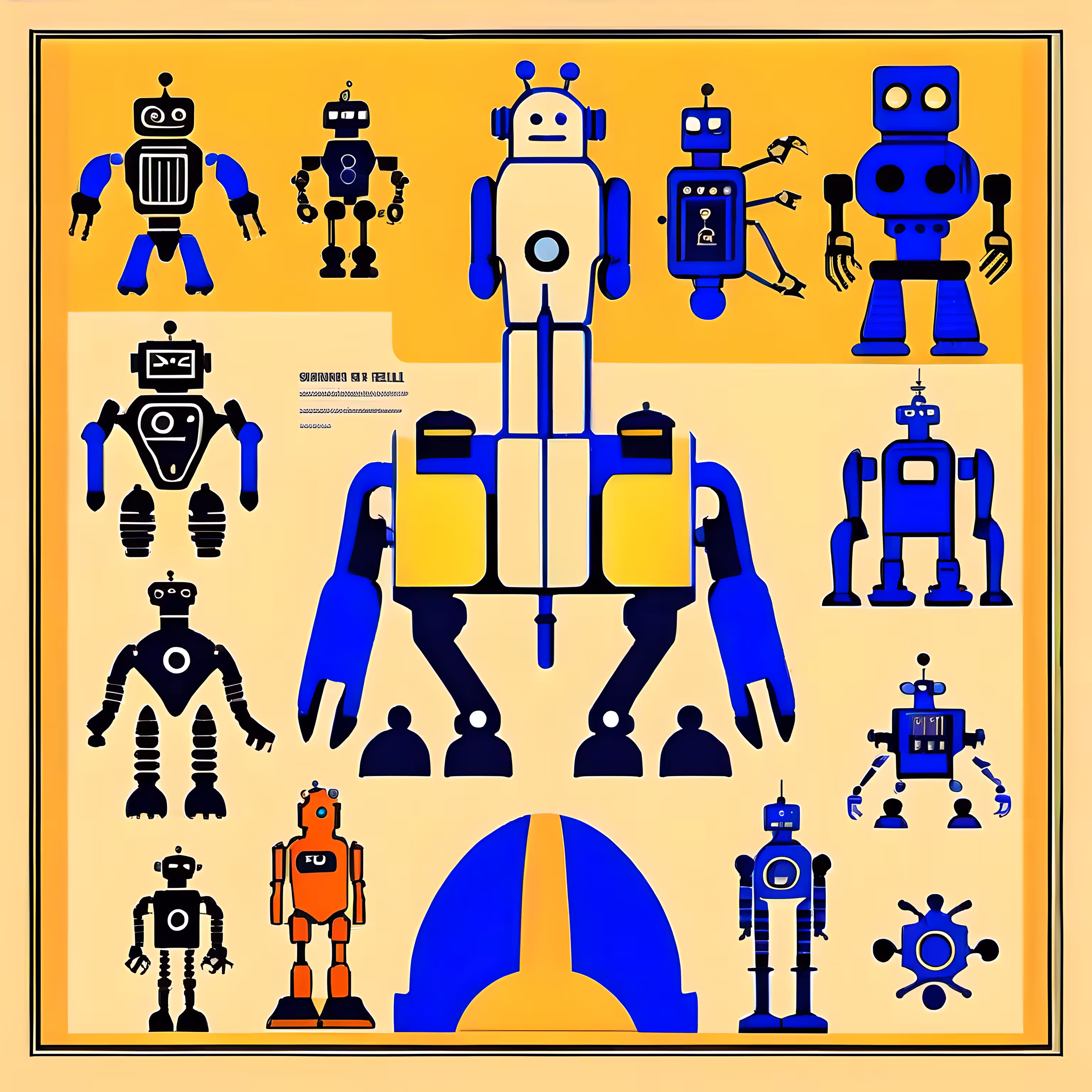 STUDIES ON ROBOTS - 20TH CENTURY #17