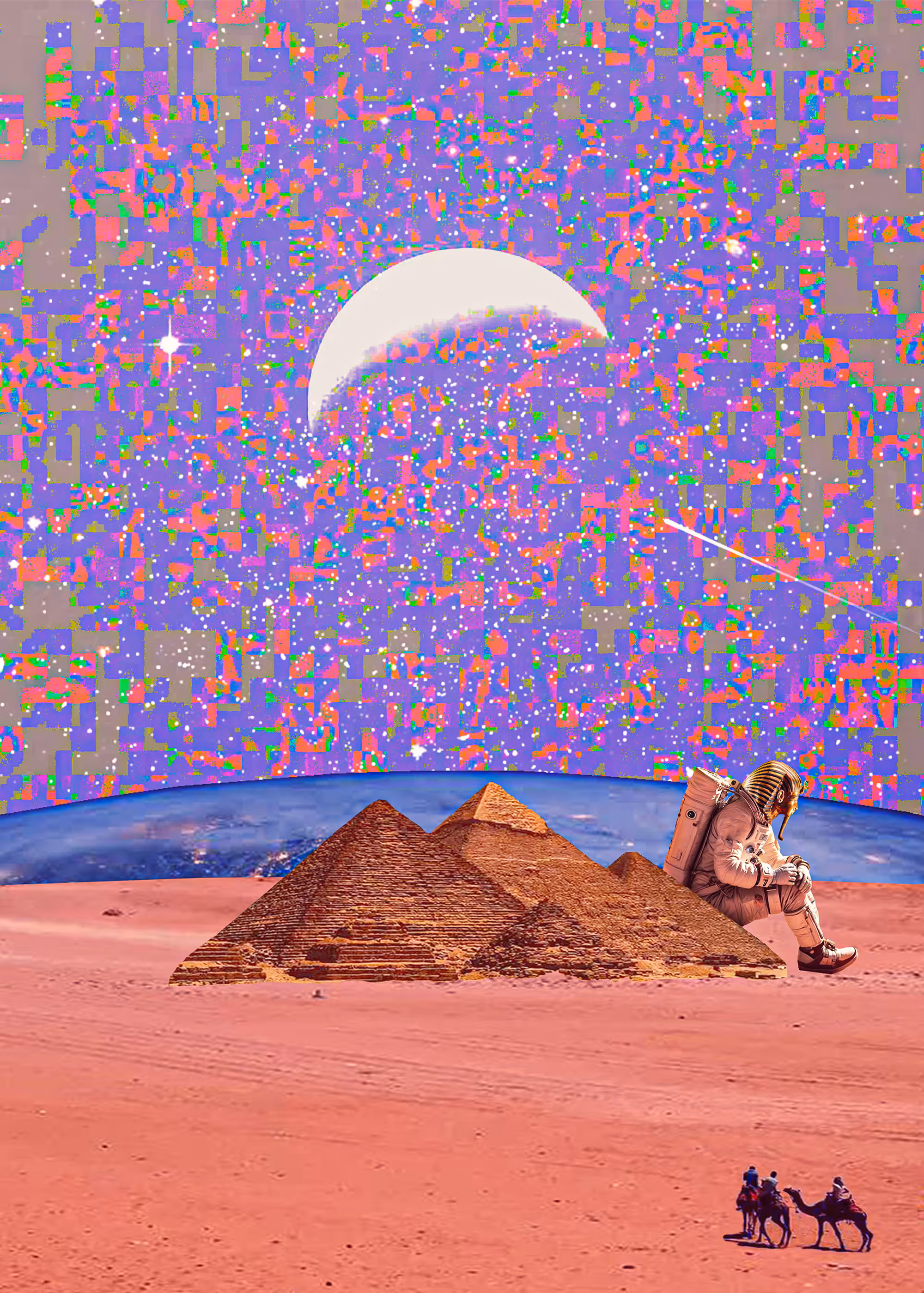 Cosmic Giza, Egypt.