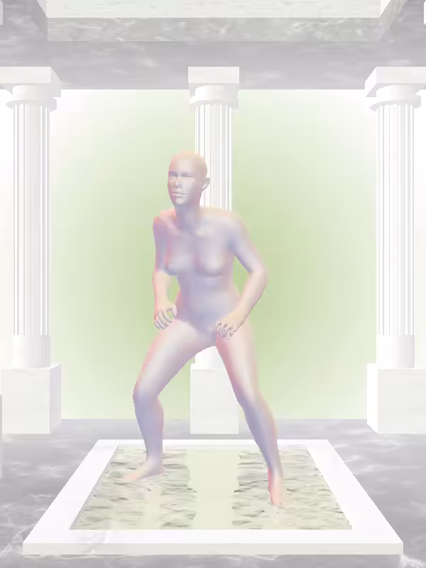 HeavenComputer: The Kicking Multichrome Haze Woman #5921