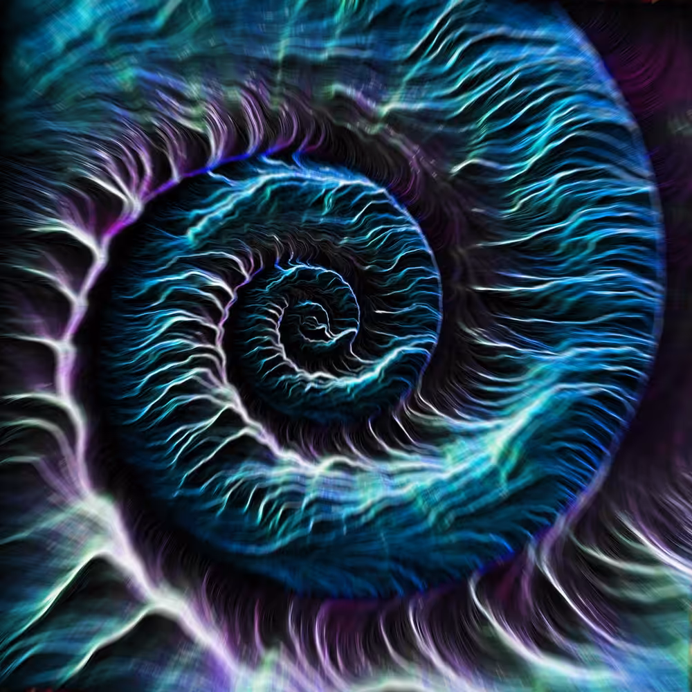 BLUE SPIRAL HOLE