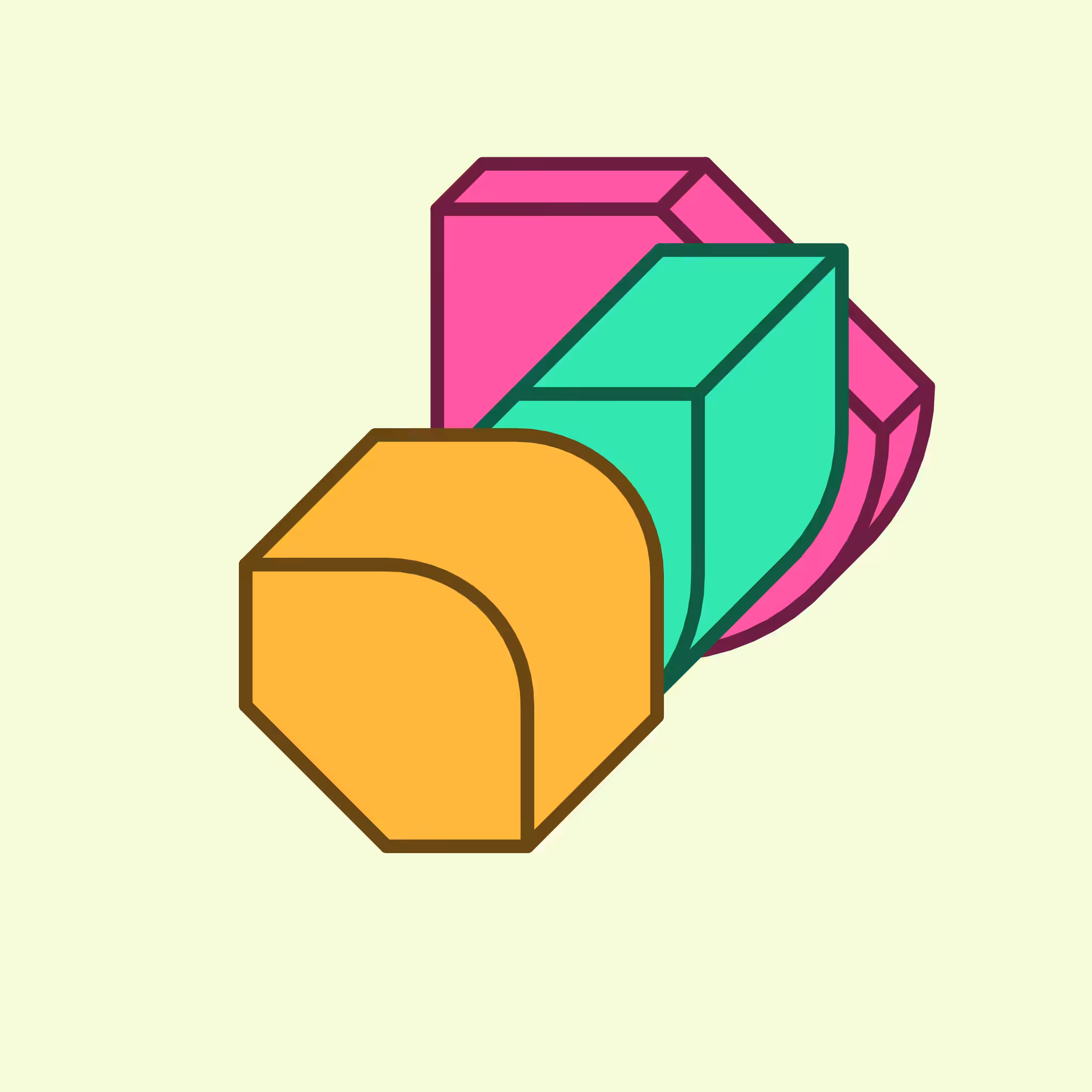 Calm shapes #1644