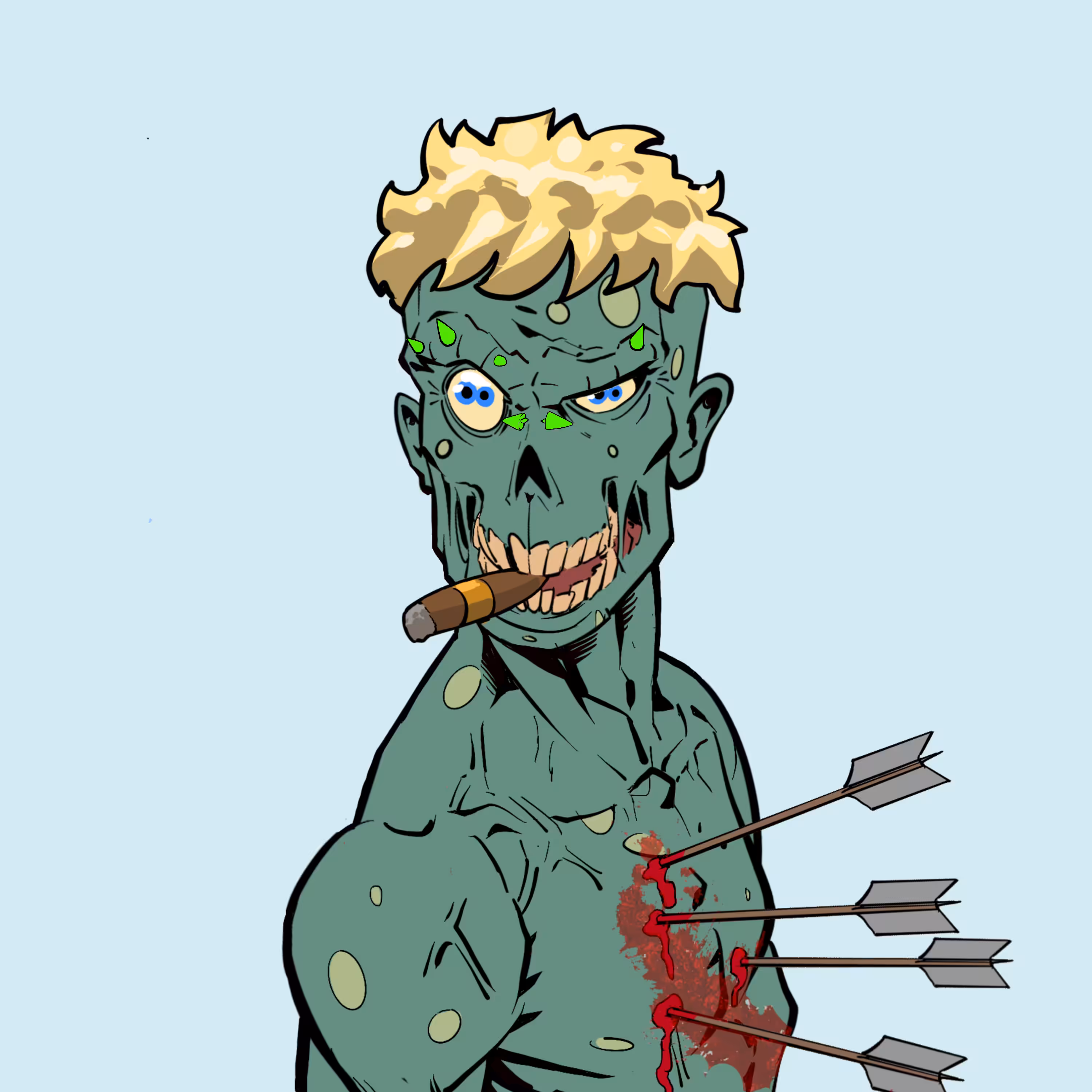 GlieseZombiesPFPs: GlieseZombiePFP #3244
