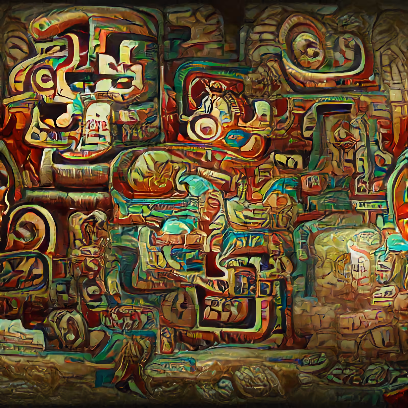 61. Ancient Mayan Paintings