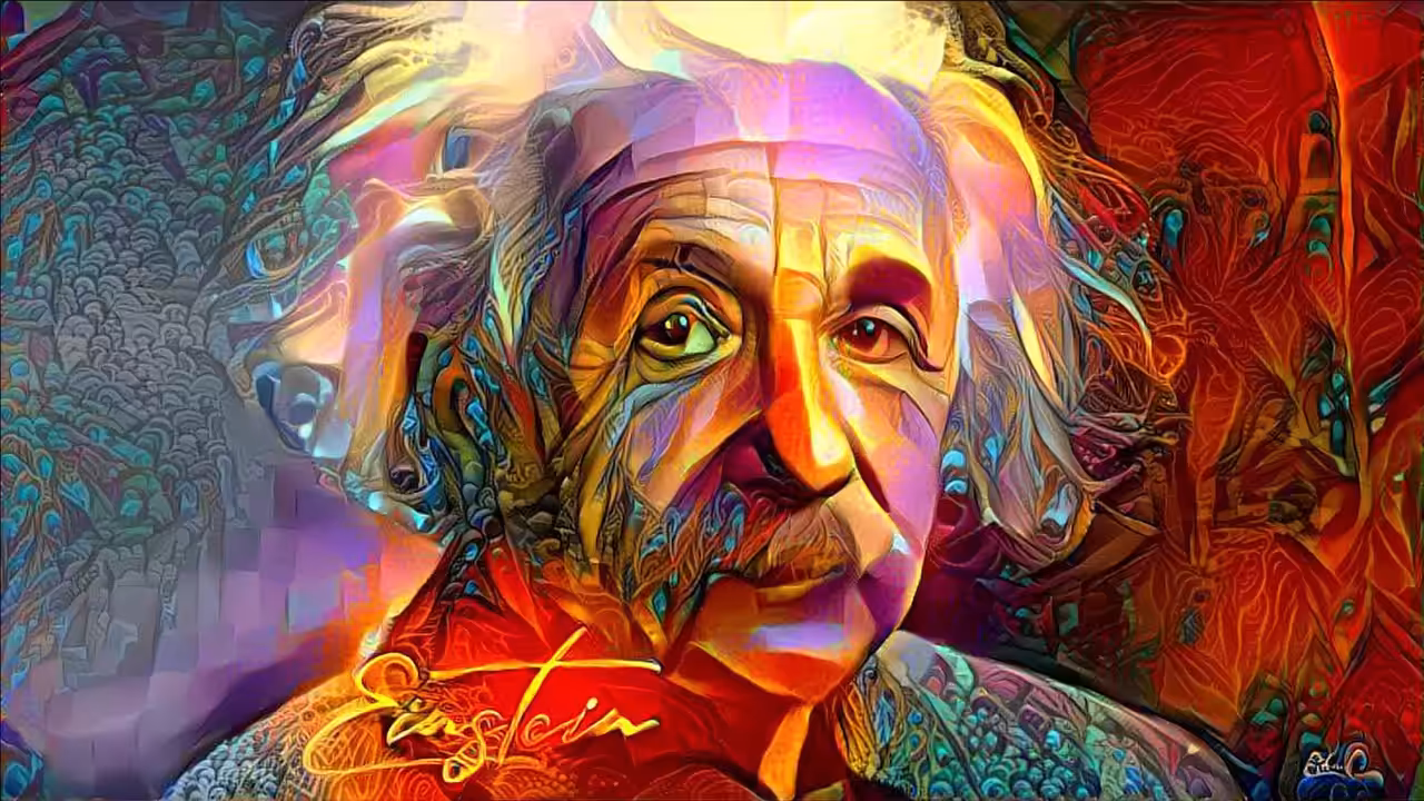 Einstein Painting (10 different painting by Erdem)