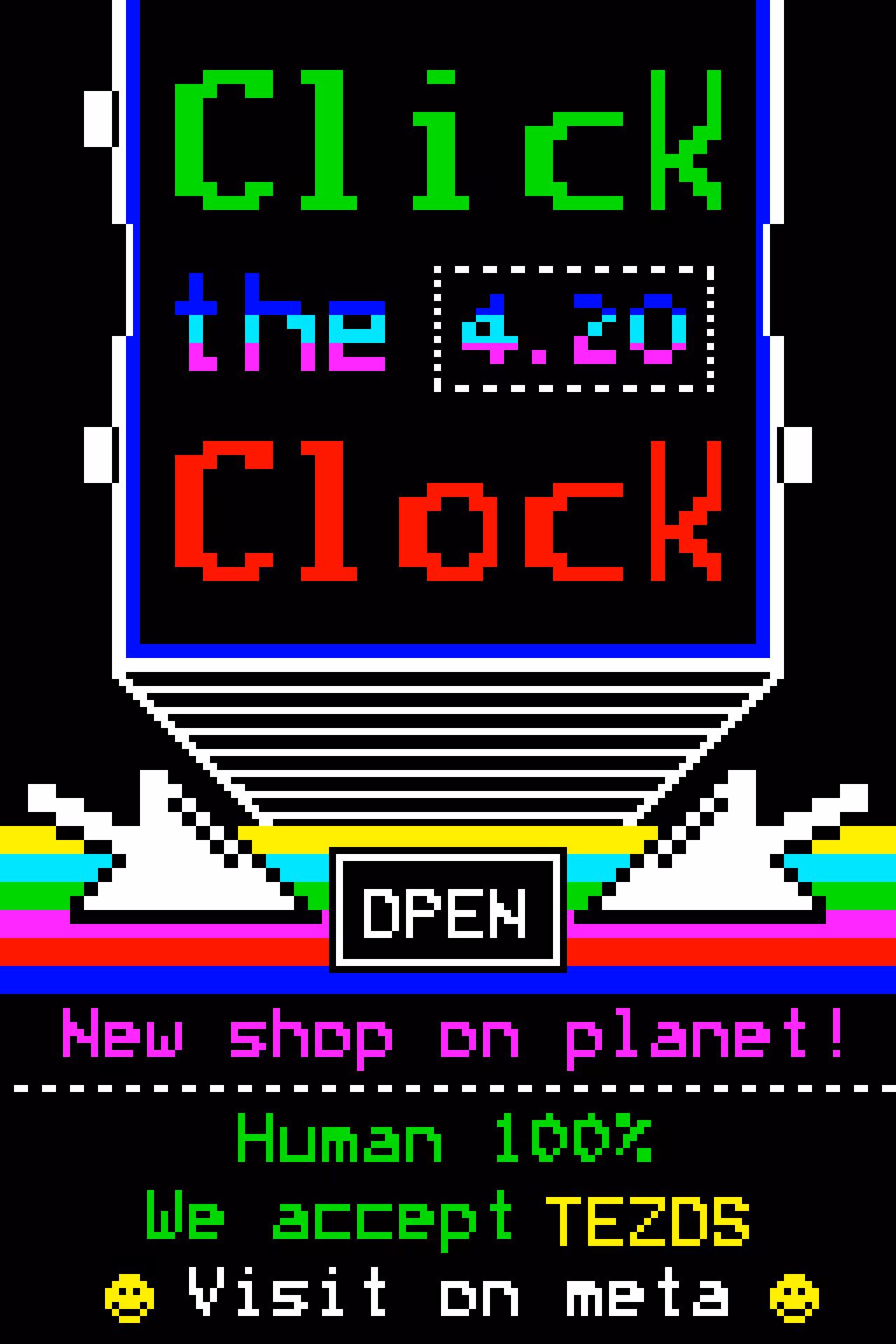 Post Apocalypse Vintage Commercial // Click the Clock 420