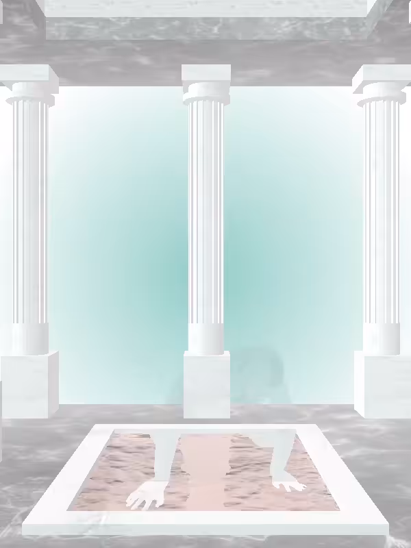 HeavenComputer: The Fading Rising Holographic Glow Woman #2181