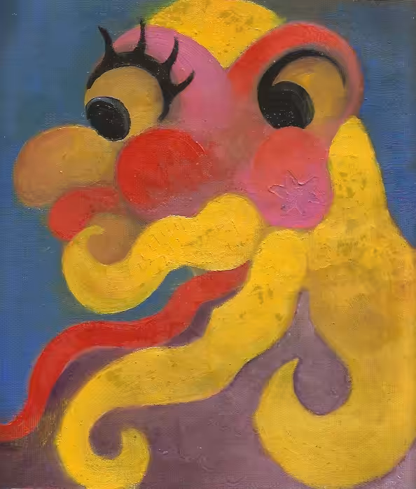 one face and one duck 