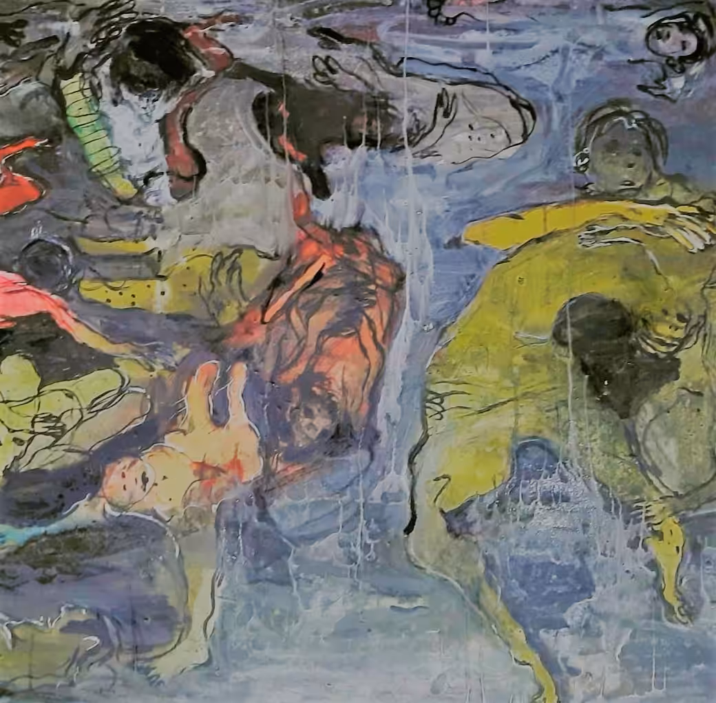 Abstractin painting
