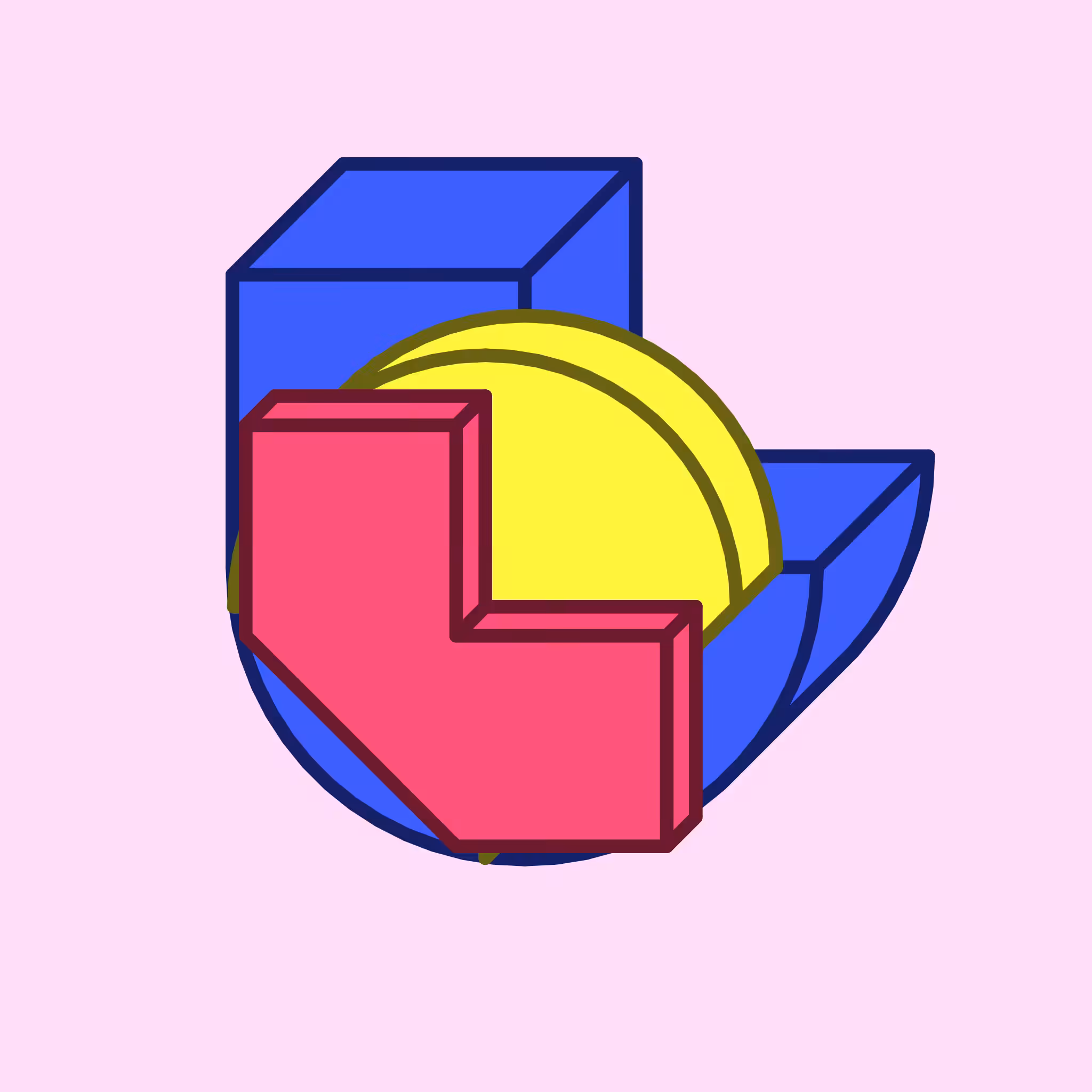 Calm shapes #1521
