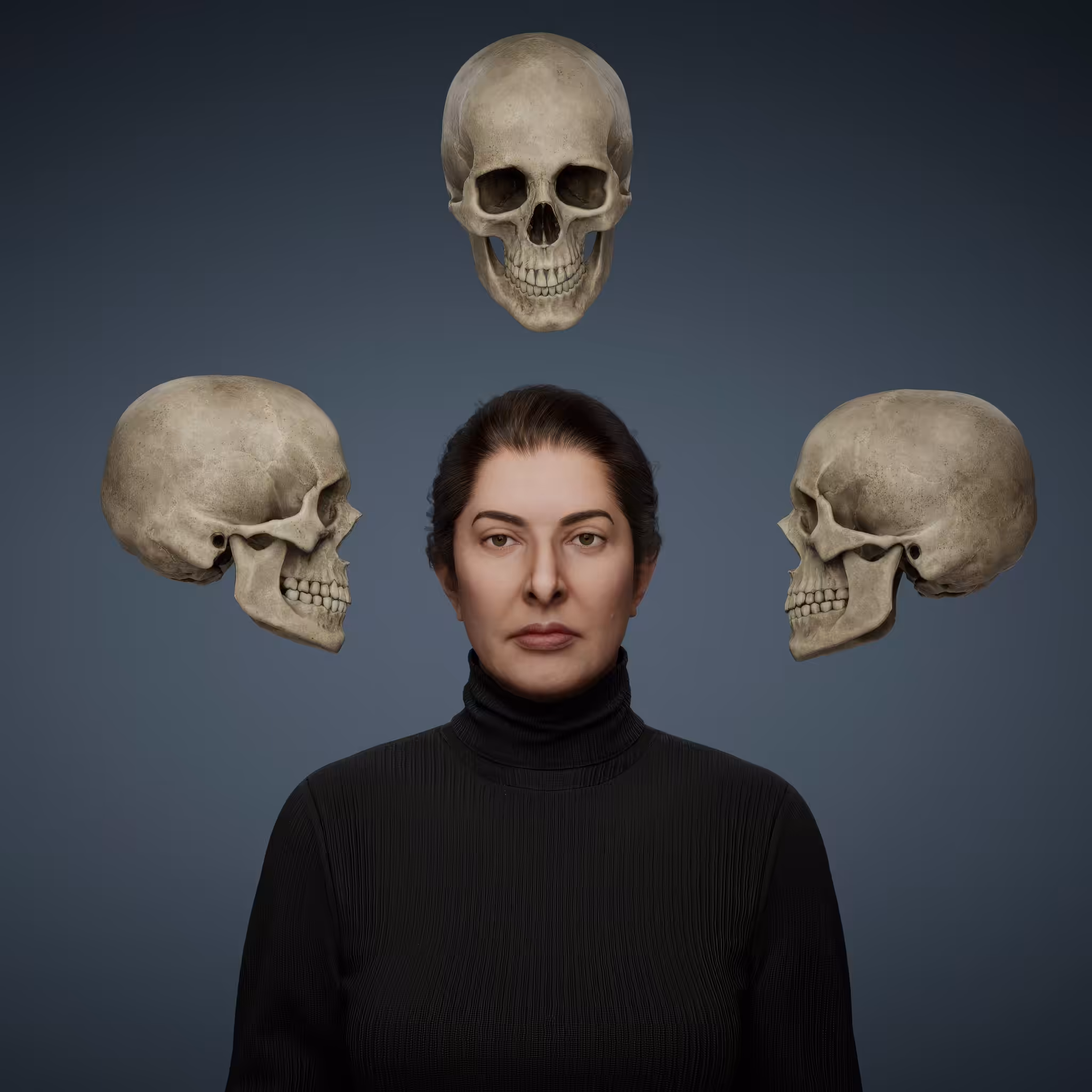 Portrait with Skulls #576