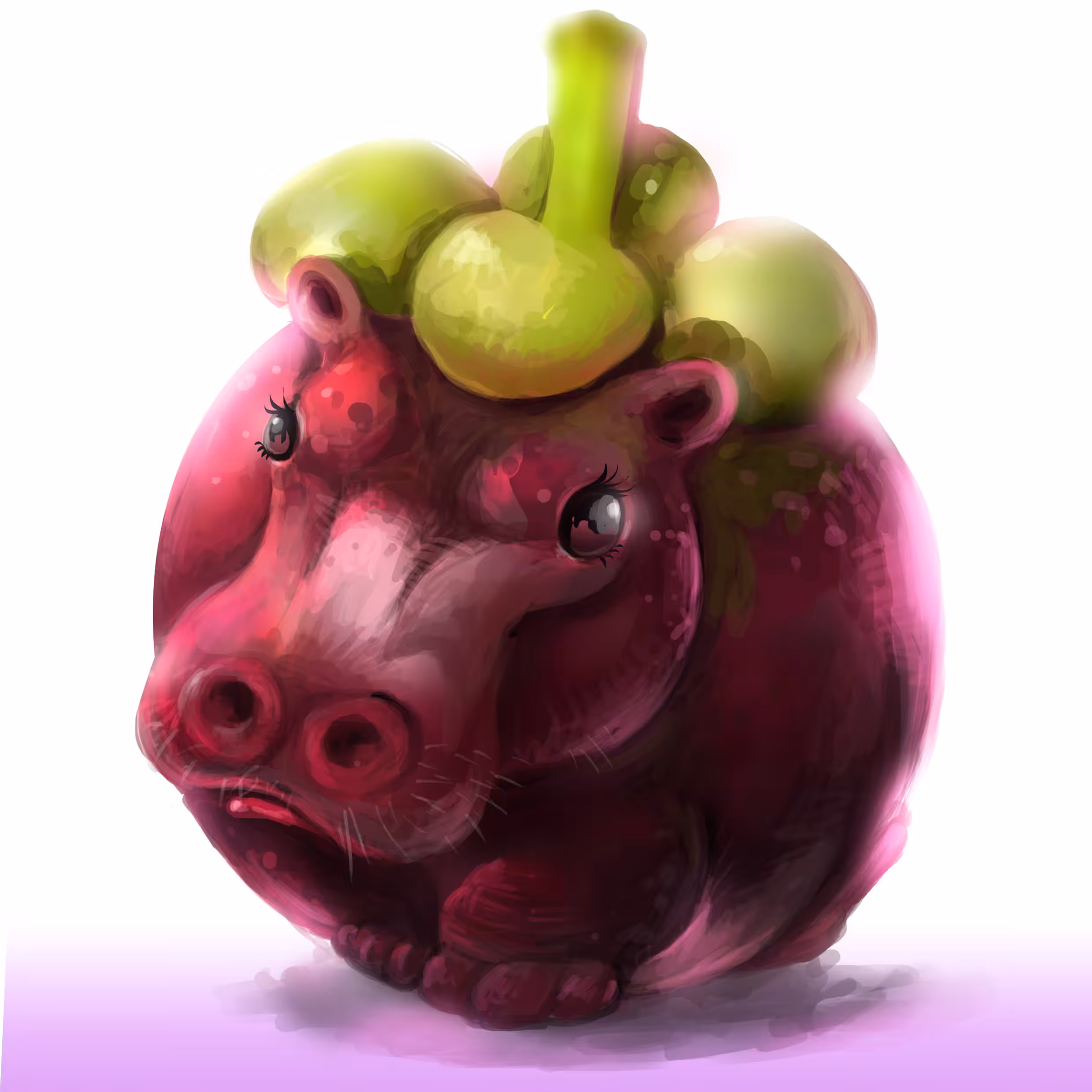 fruit festival: hippo mangosteen.