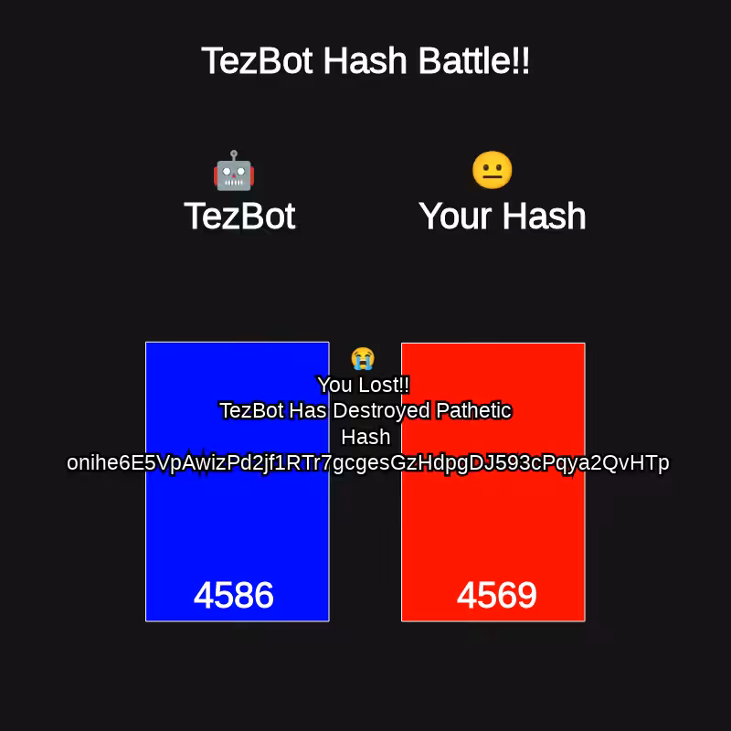 TezBot Battle #1