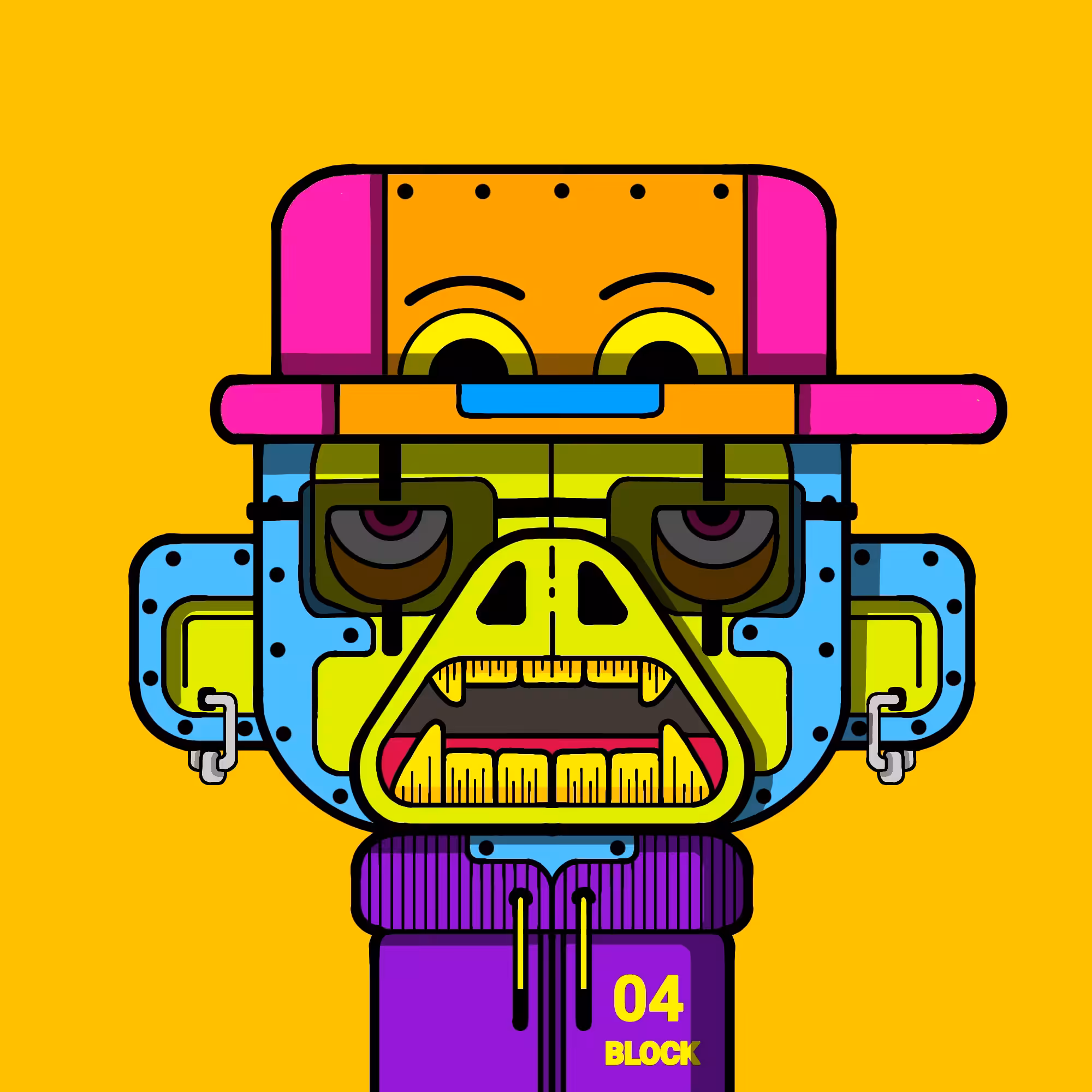 monkey block #004