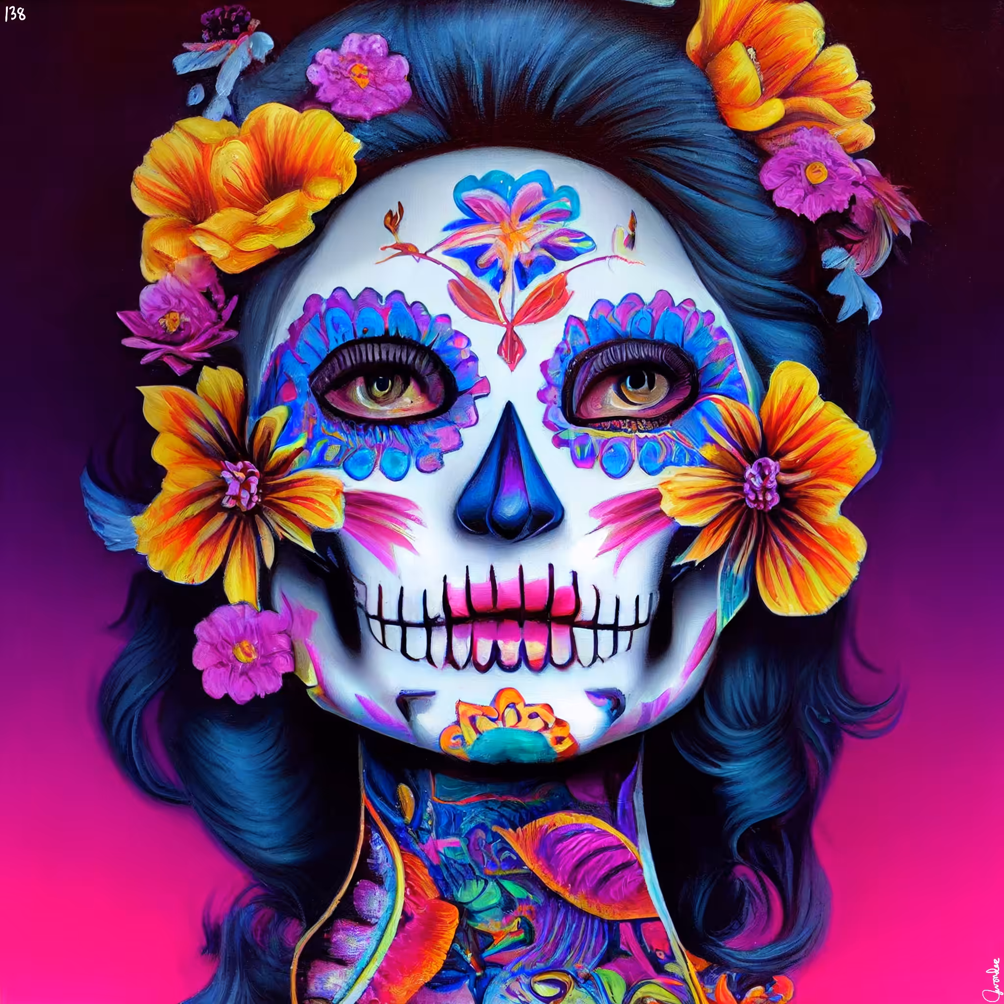 sugar skull #138