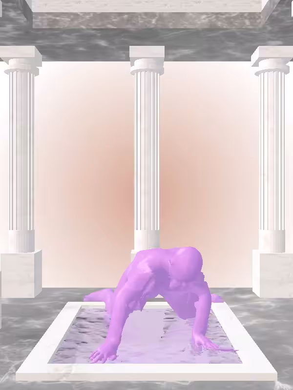HeavenComputer: The Rising Glossy Violet Woman #7515