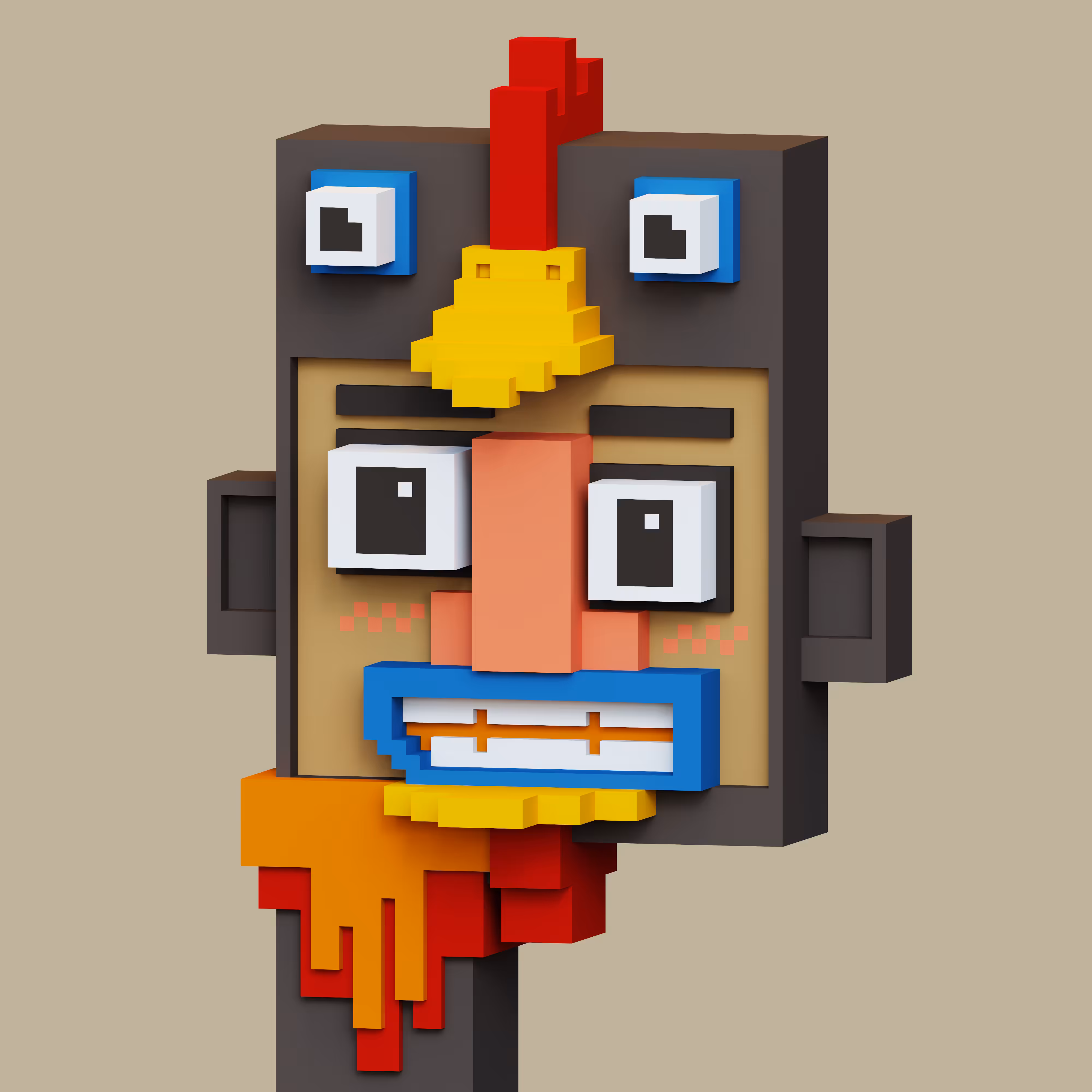 Pop Cubism Voxel 70