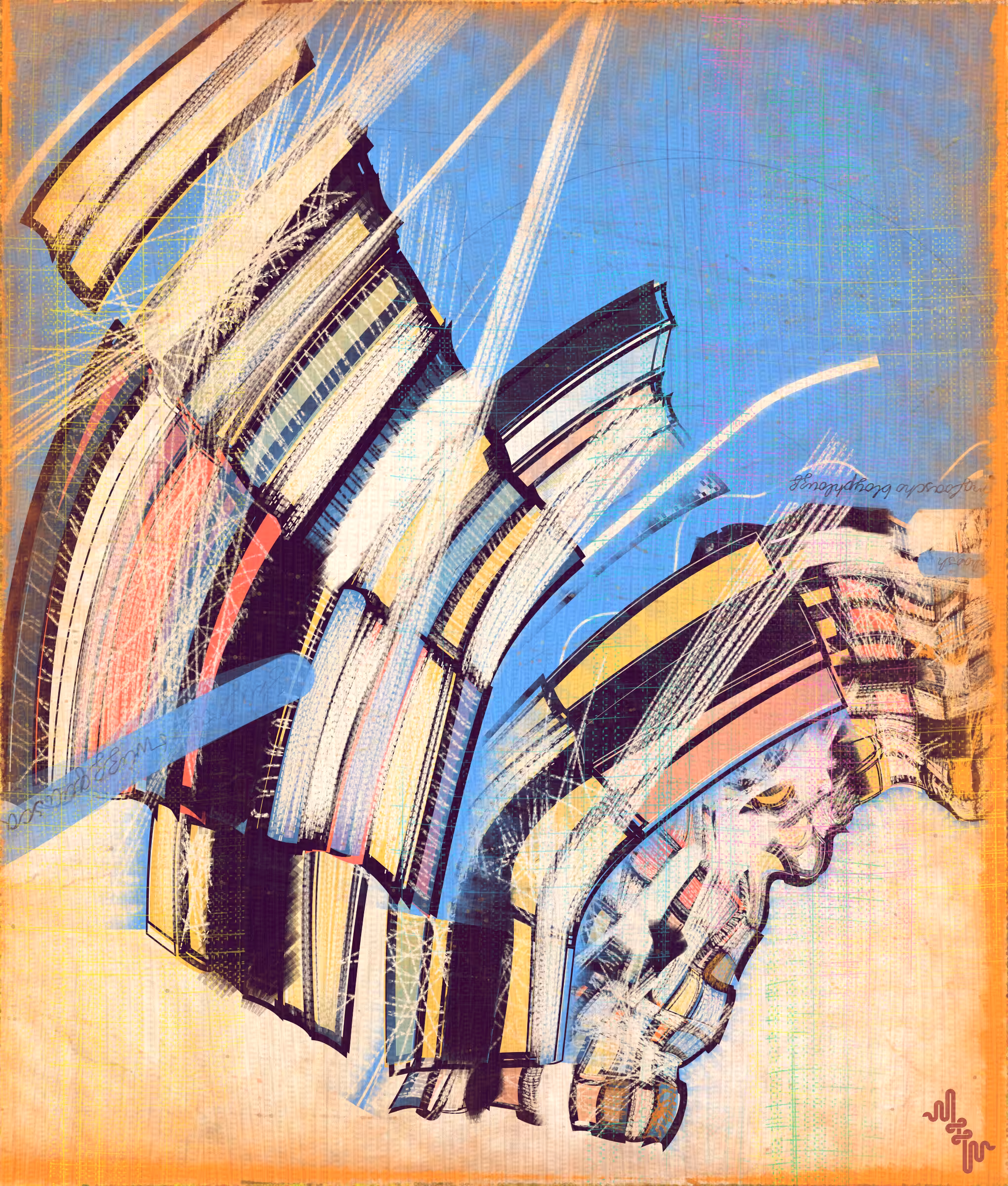 Amplitudes of Canvas #345