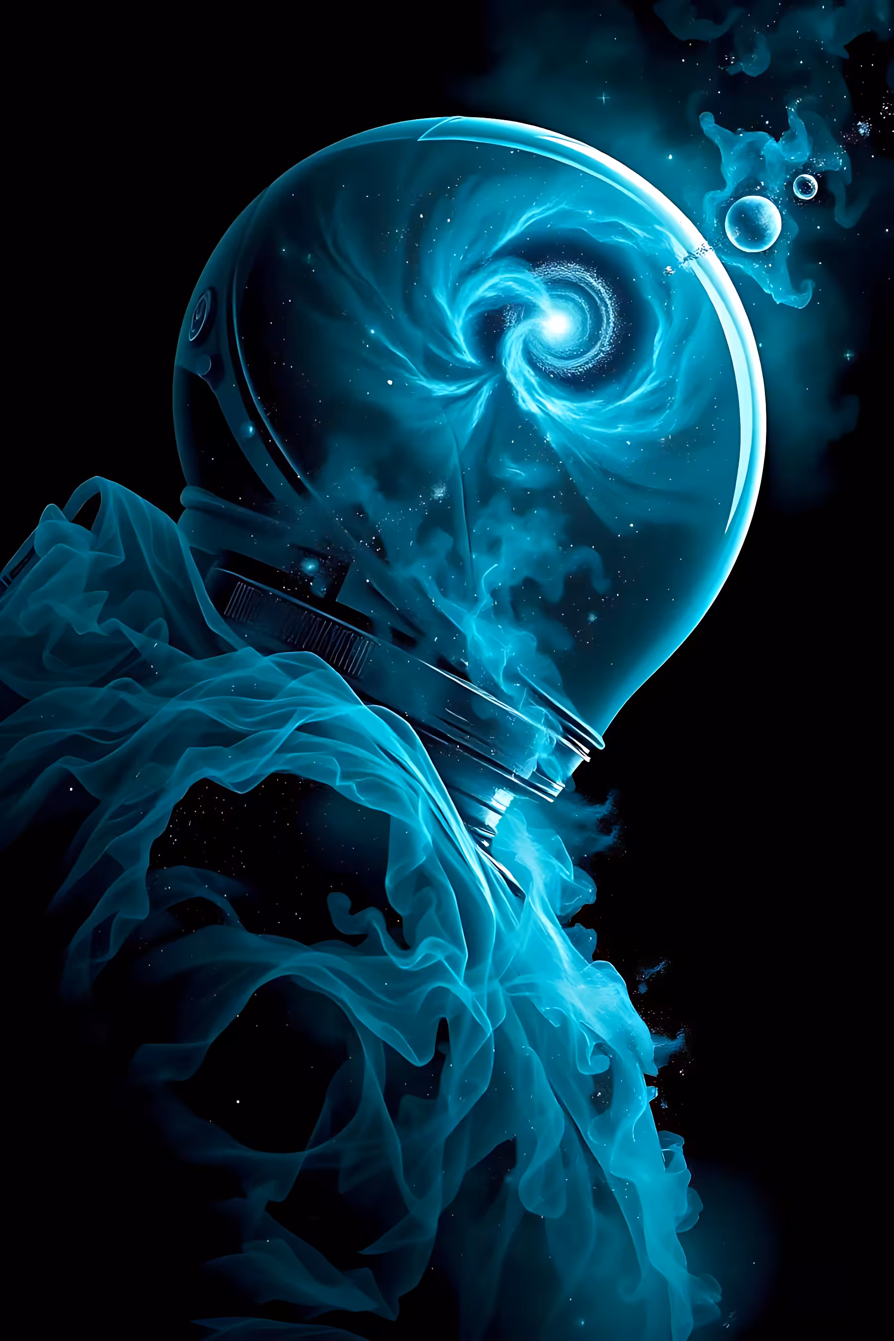 Cosmic Nebula Astronauts #0200