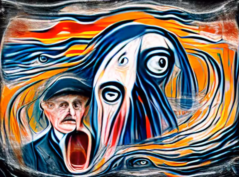 Abraham's First Works: Edvard Munch paints a scream