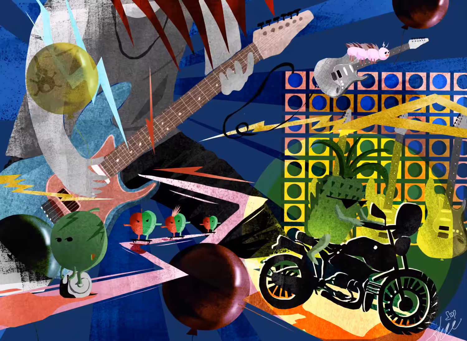 Cyber music Dinga Dinga Dinga. 