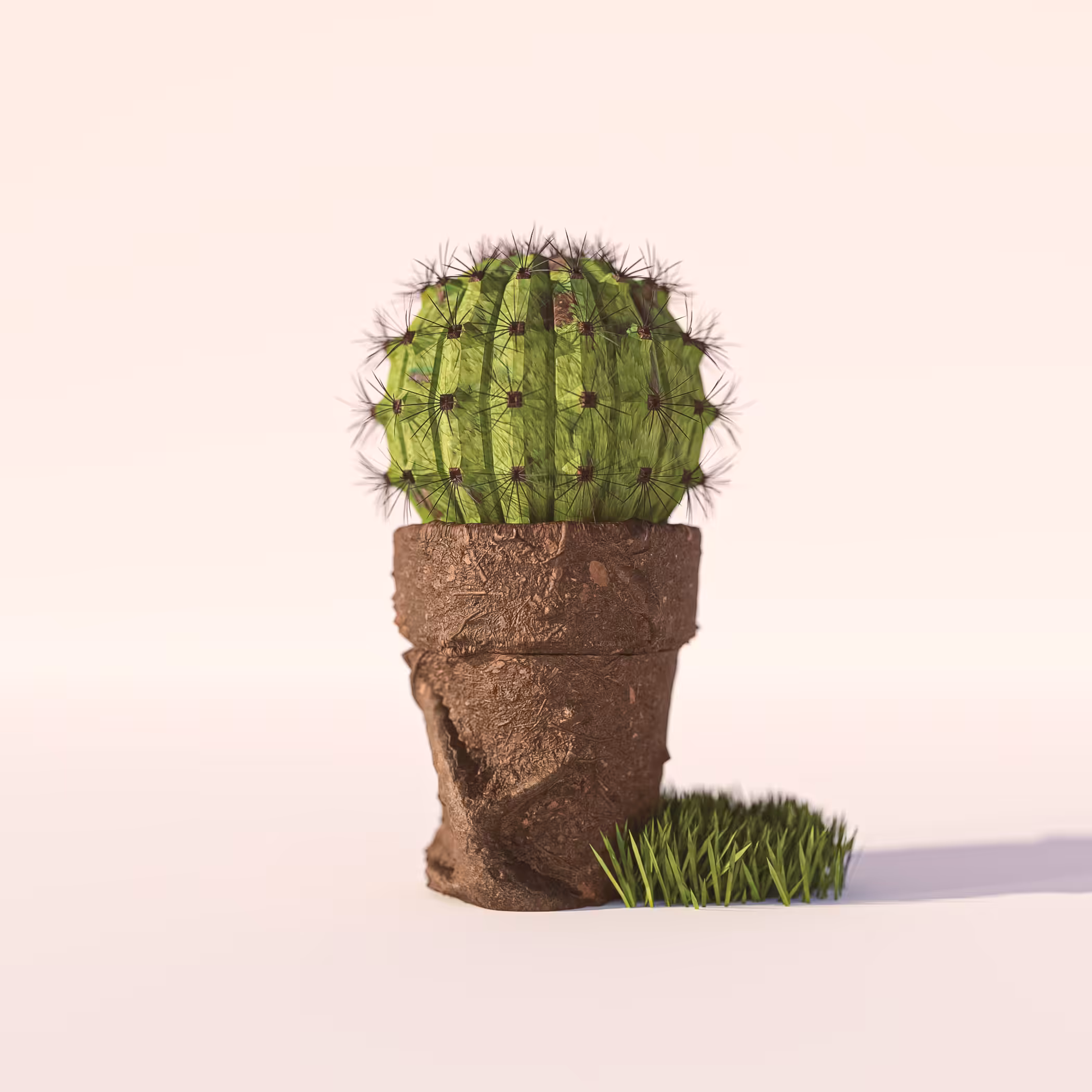 Fresh Grass Cactus
