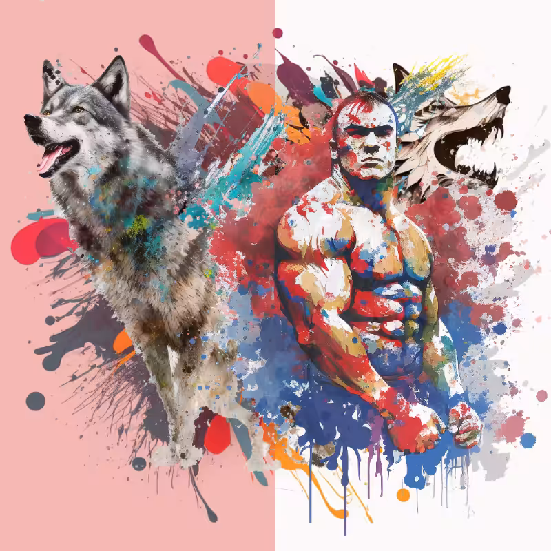 The Wolf and The Wrestler Bloke #17