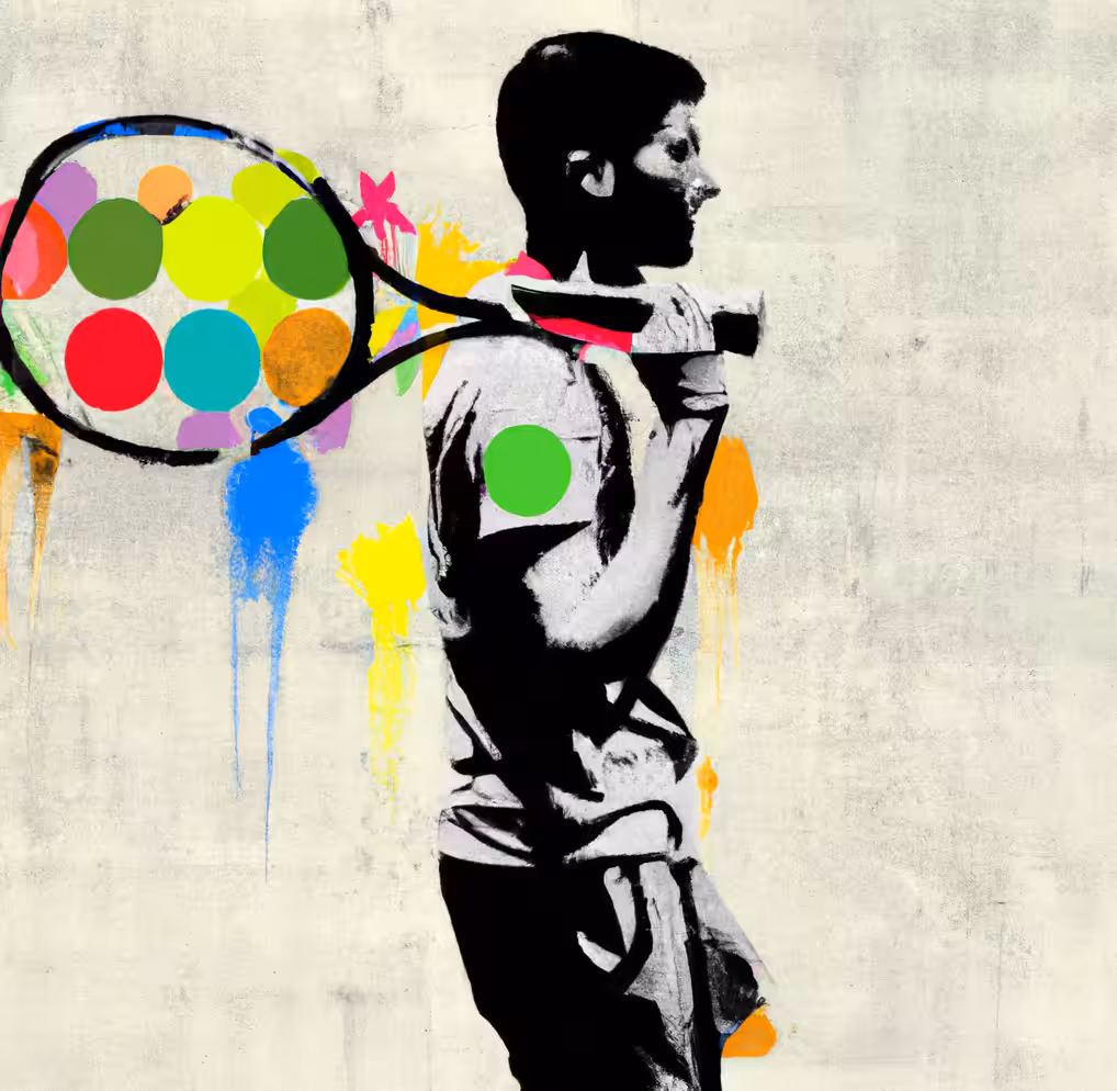 Novak by Banksy