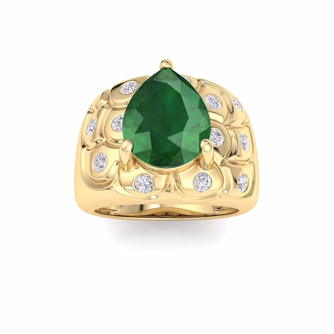 Shades of Green: The Peacock
