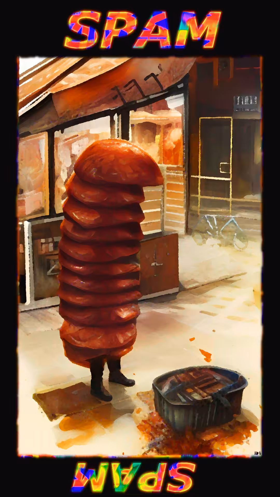 the walking spam