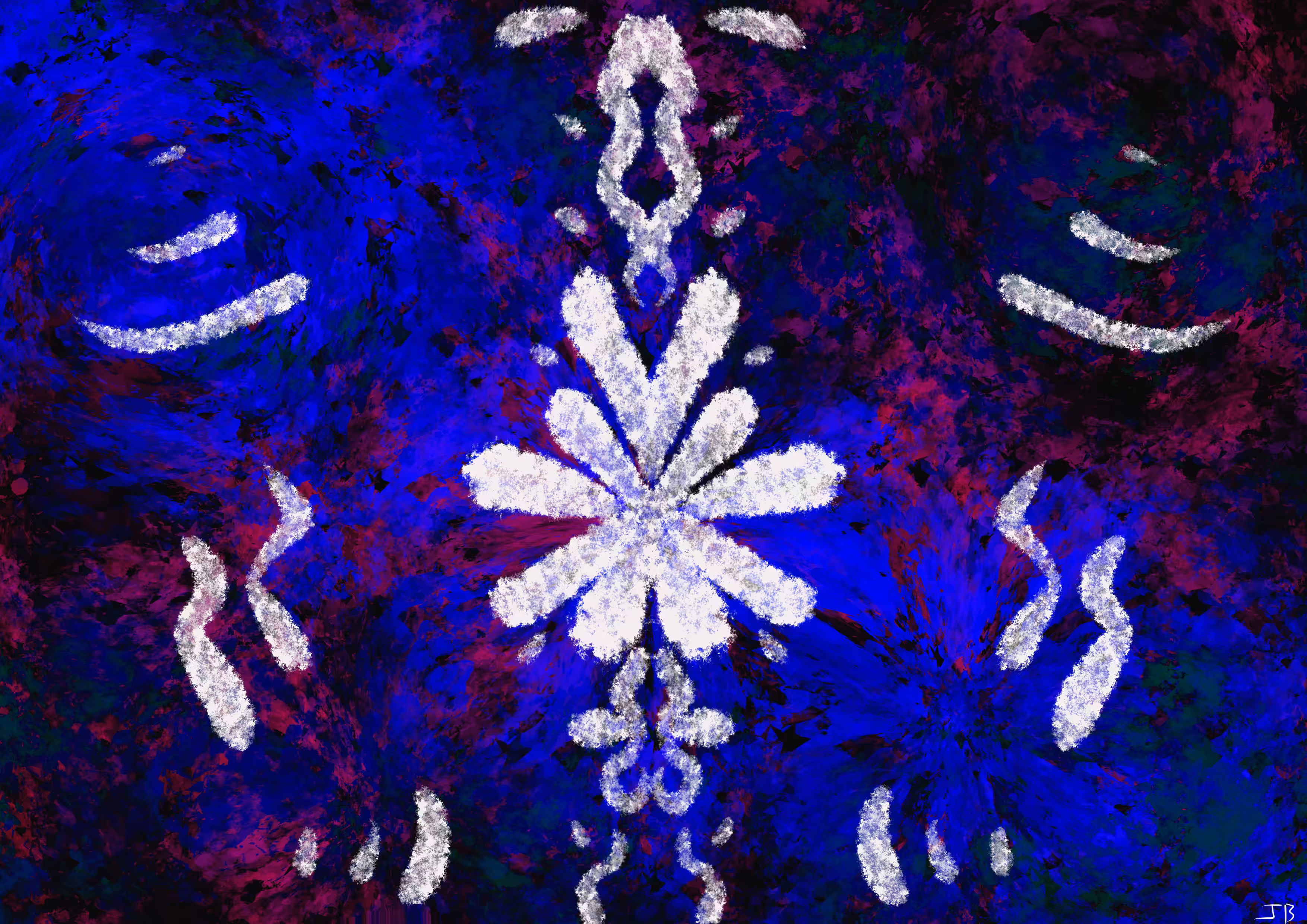Abstract Strokes (The Flower)