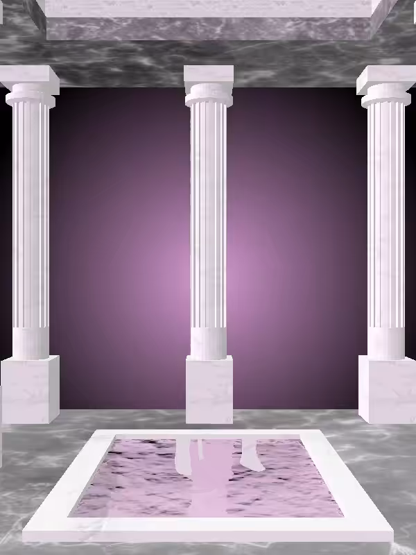 HeavenComputer: The Fading Undying Glossy Violet Woman #7367