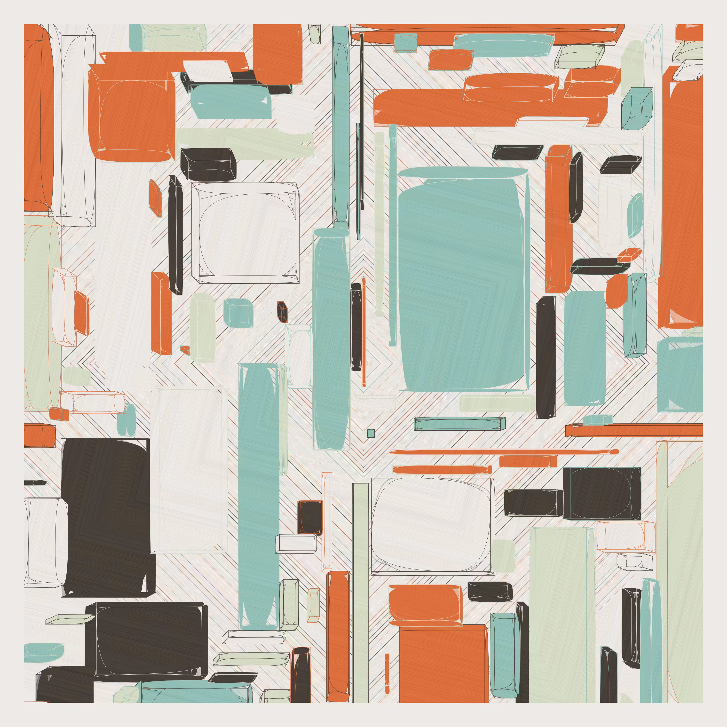 Abstract Blocks #96