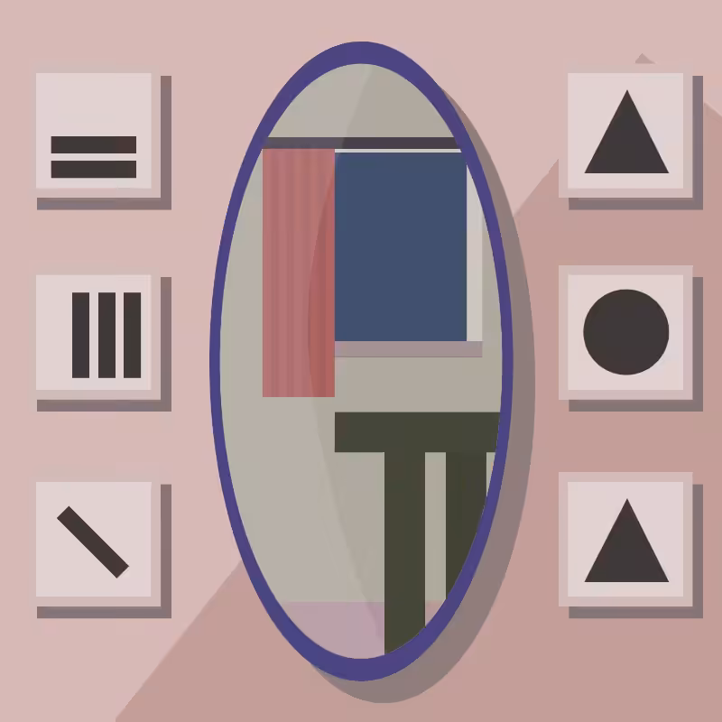 A moon in\and the mirror. #7