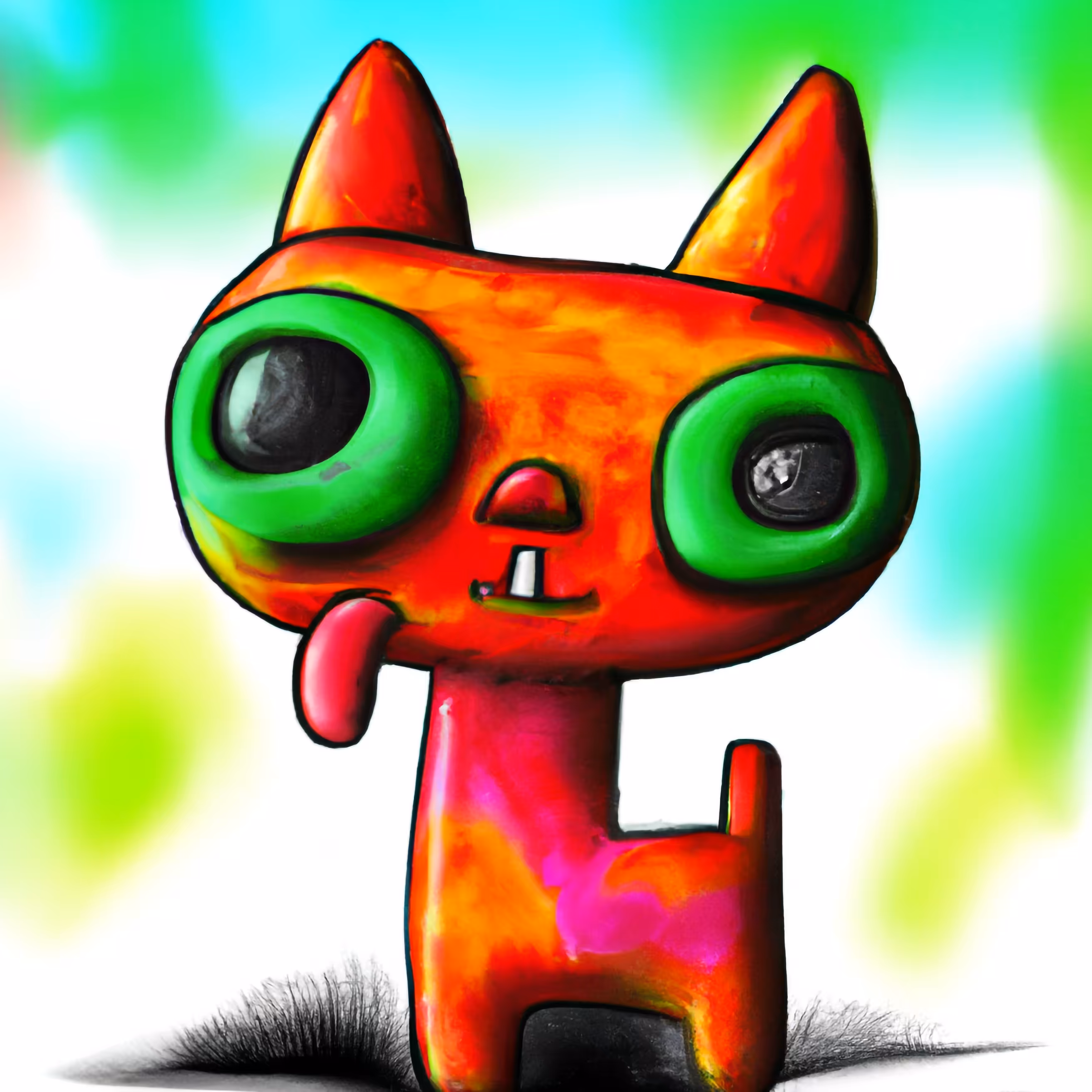 Cartoon Hero #10: Kitty Single Tooth