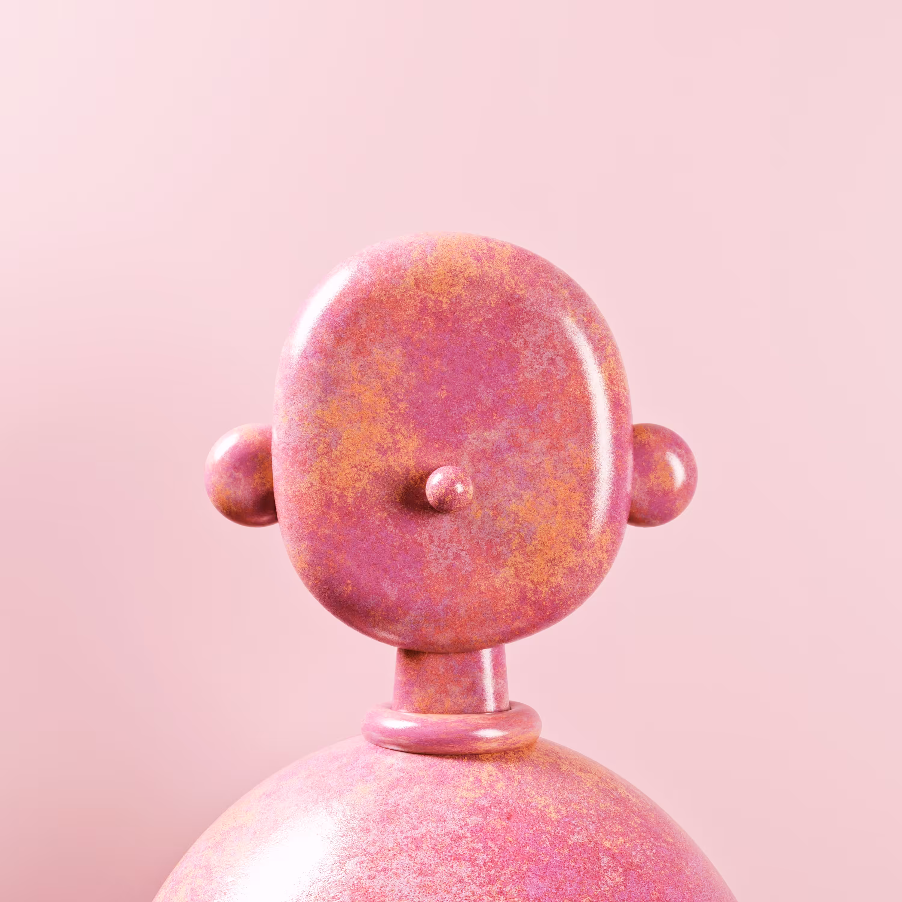 Glazed Toy Face