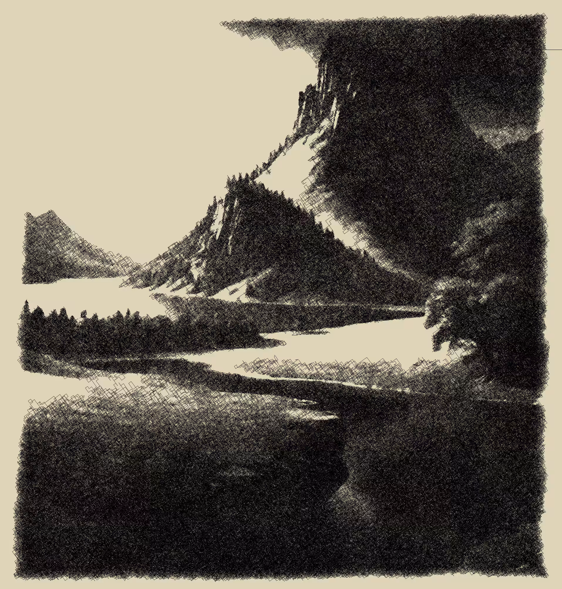 Valley in Mountains #20