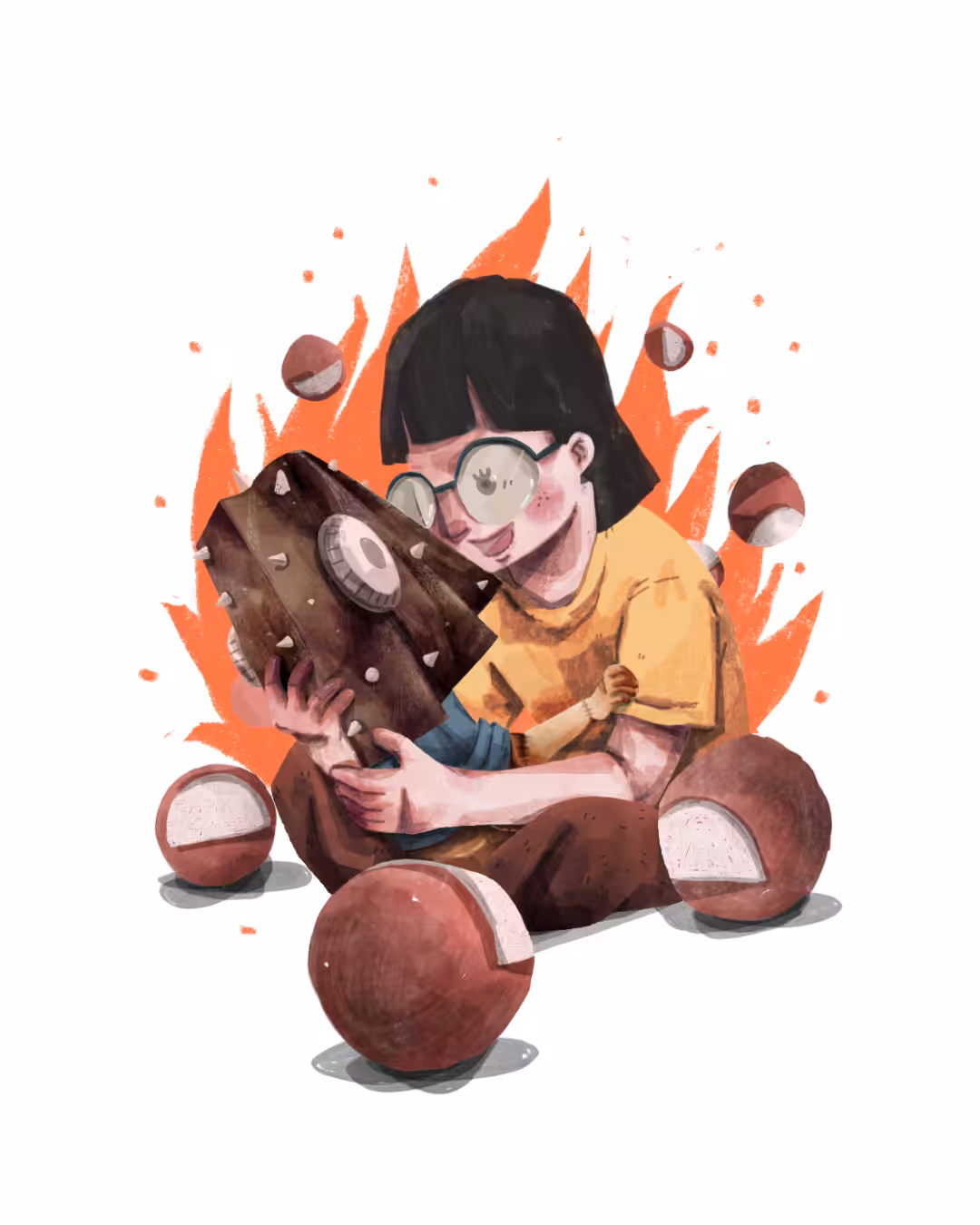 Channeling My Negative Thought Through The Doll