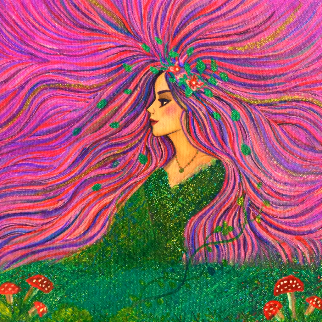 She Who Breathes Green