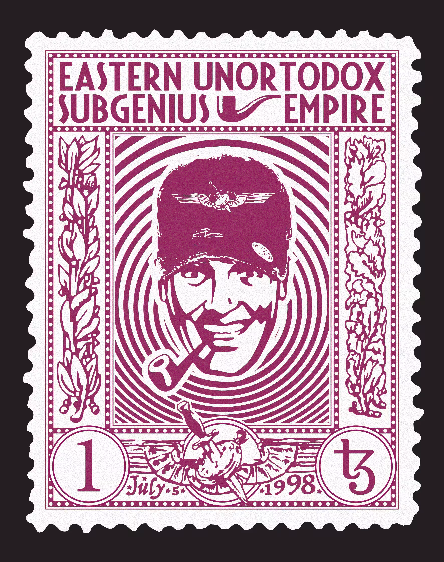 Bob Dobbs :-: ed. 1/1 :-: Grape Purple Series 2/17