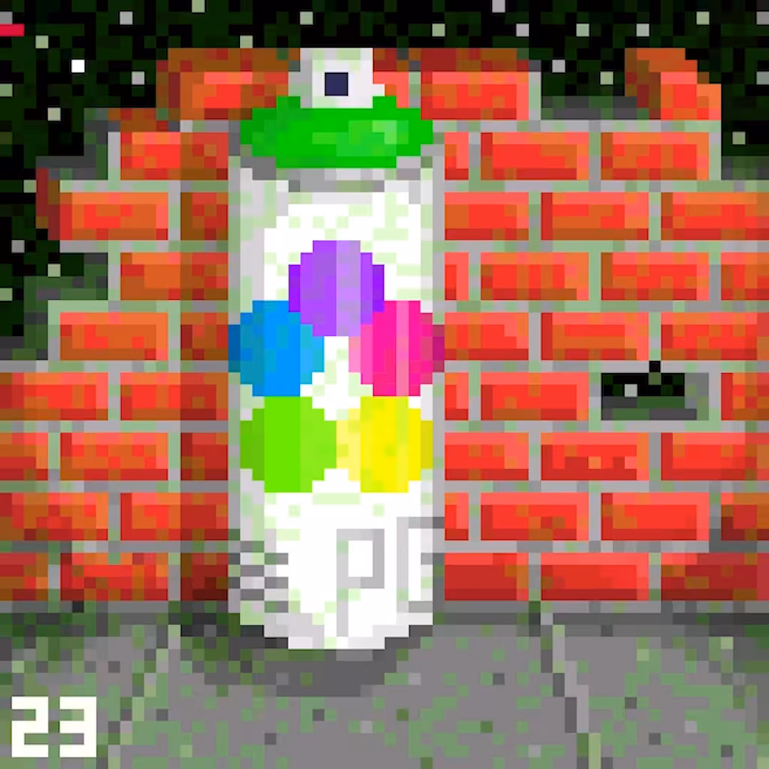 Spraypaint of Planet Earth - Galactibles™ #23