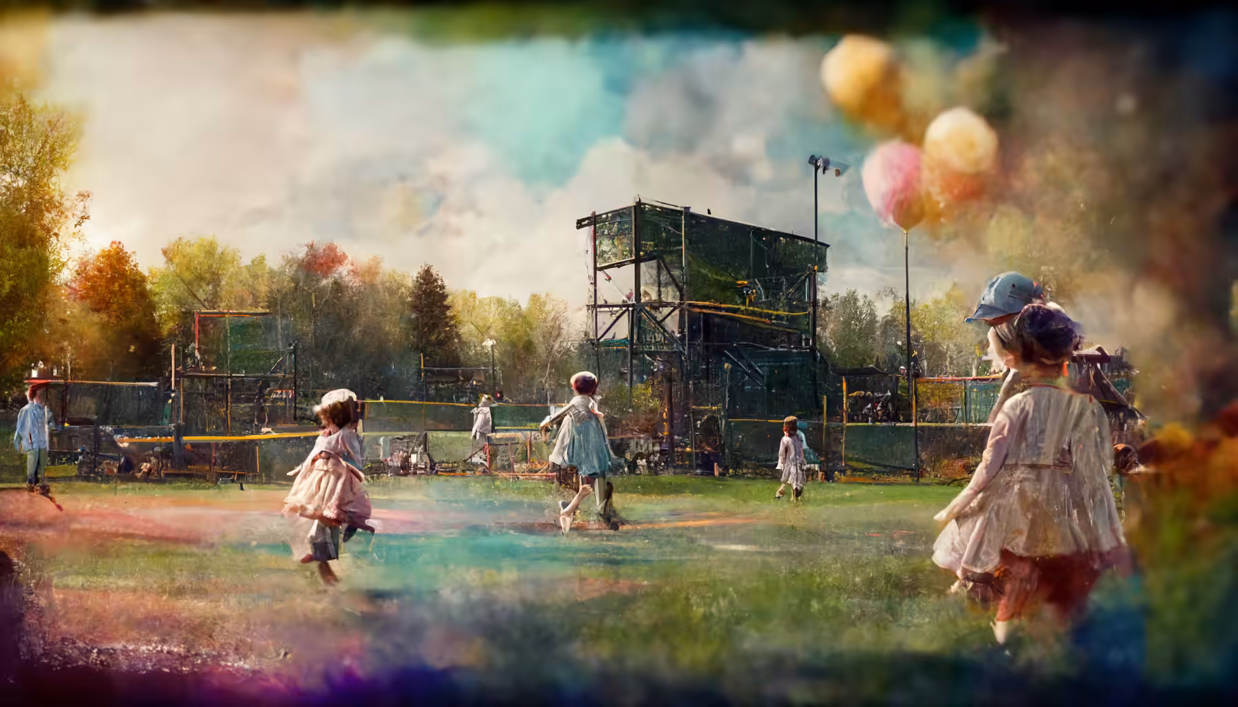 Cotton Candy Baseball