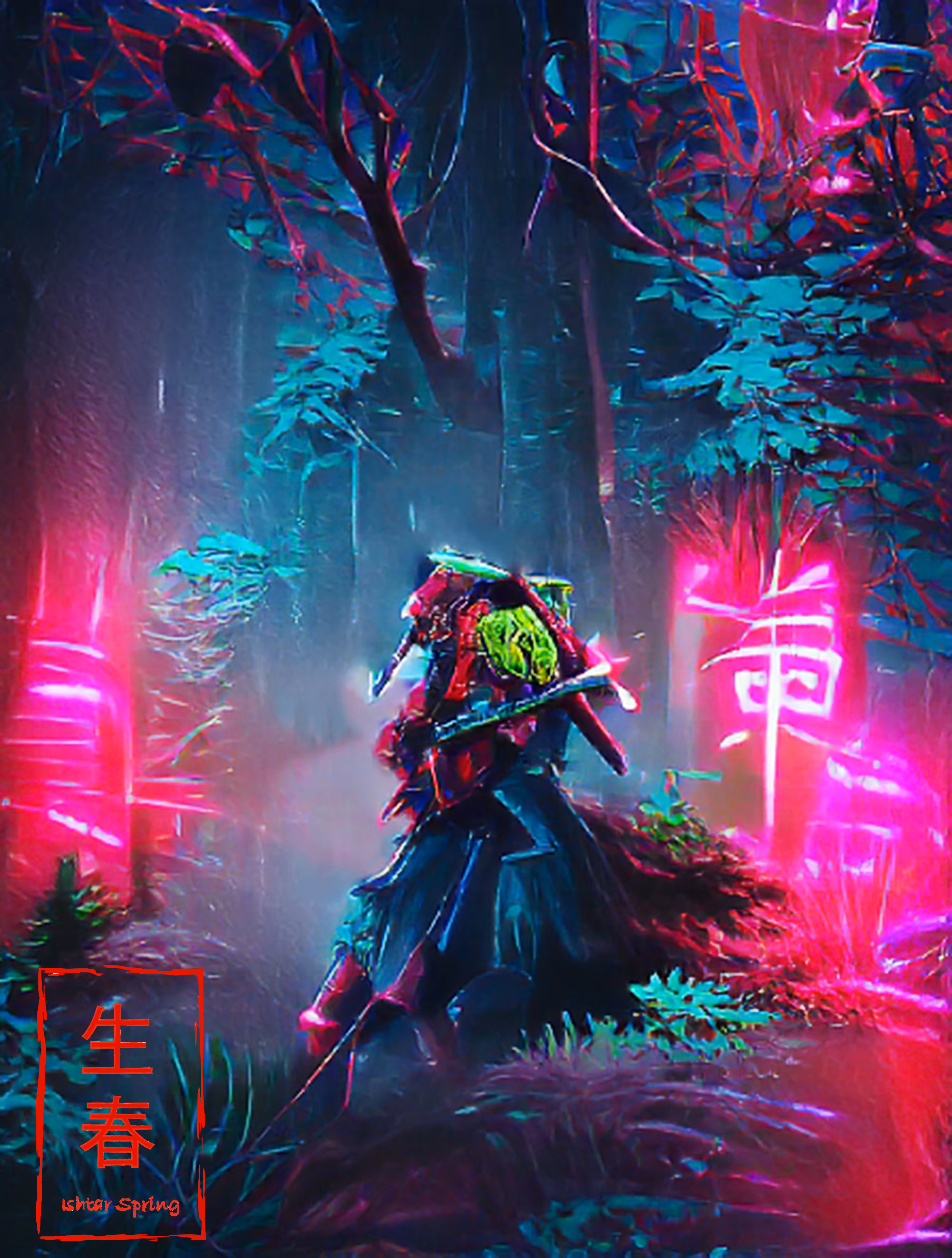 Tatte iru samurai: Standing samurai
